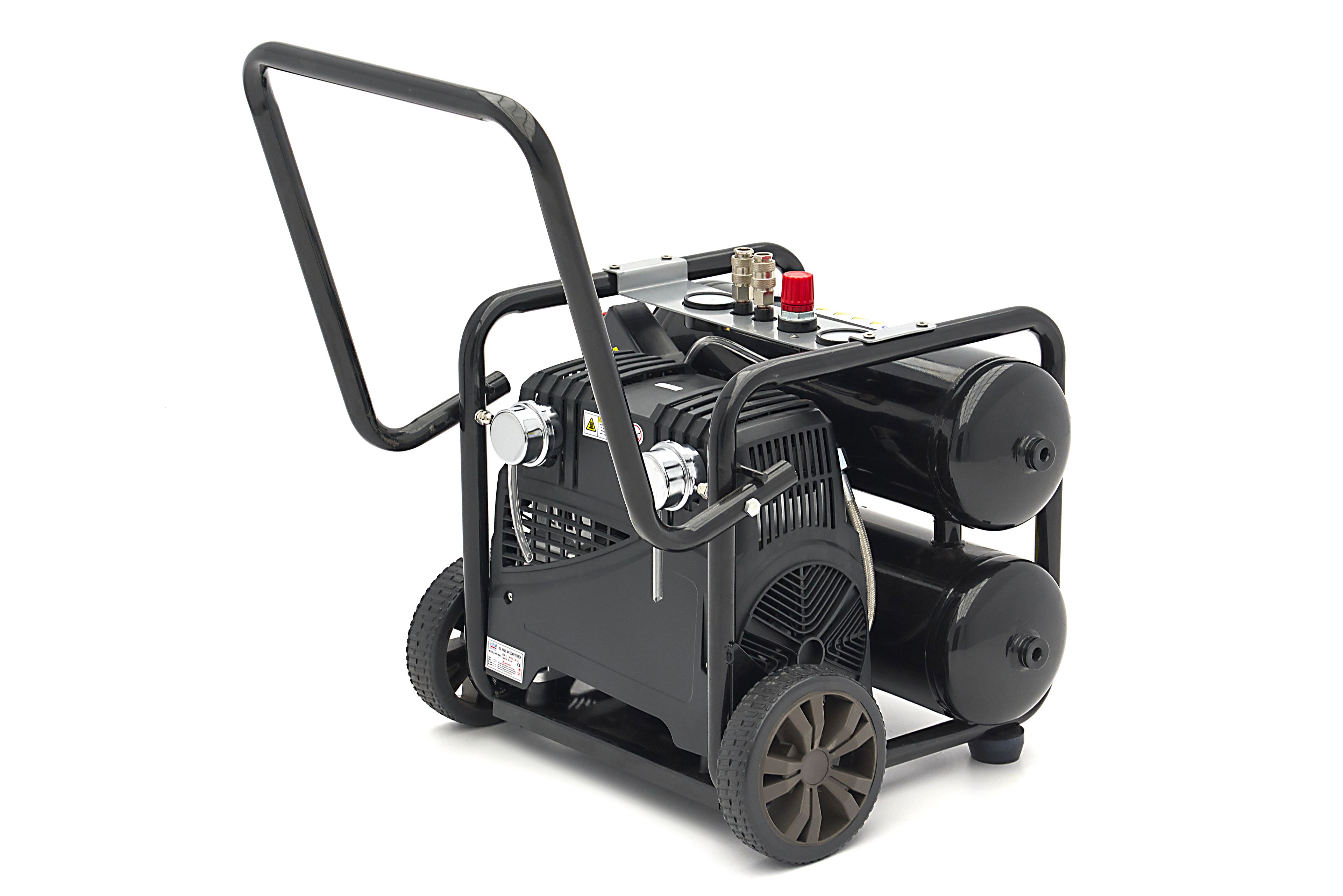 Compresor de Bajo Ruido Móvil HBM - 1.5 HP 20 Litros Modelo 2 Image 3