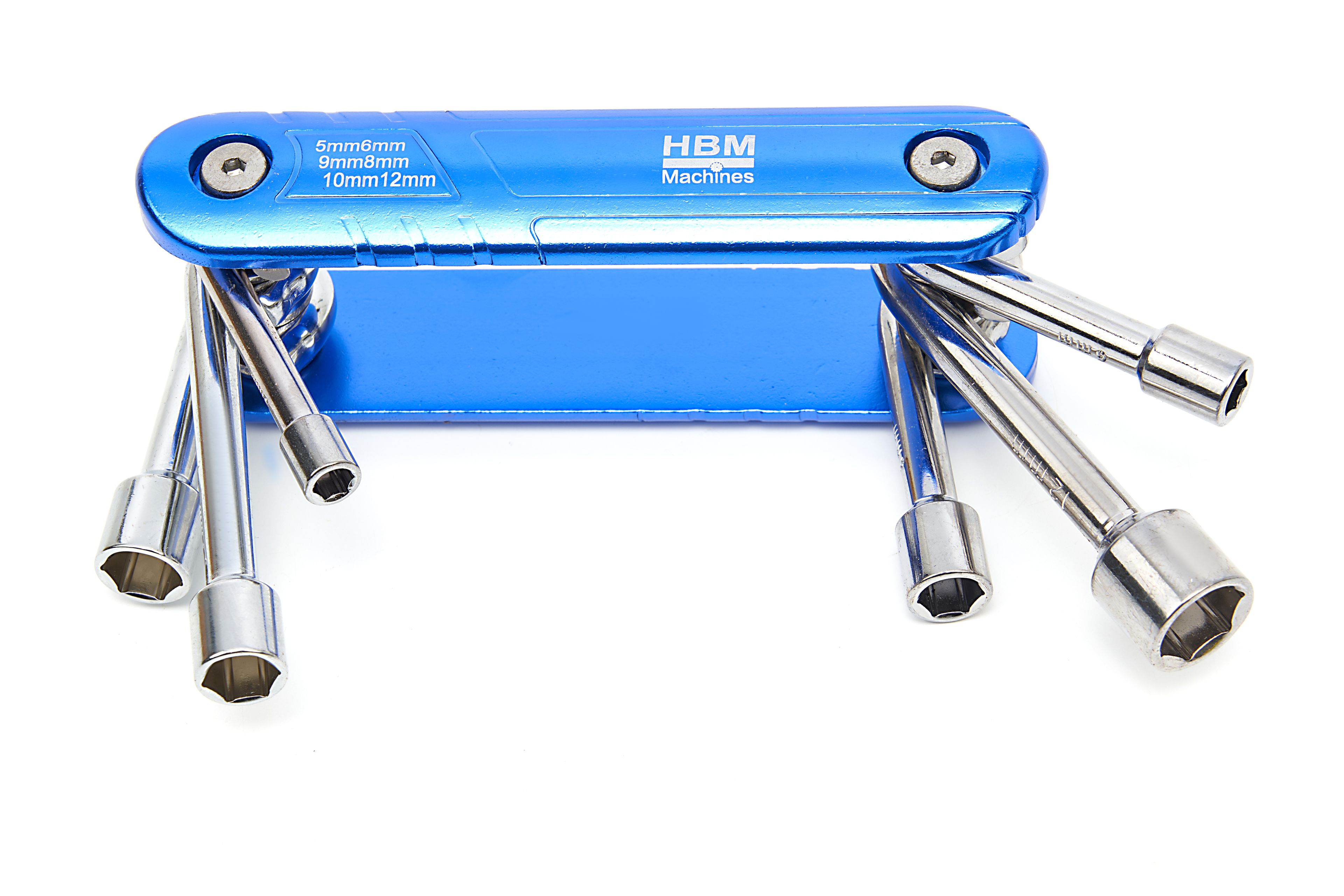 HBM - Jeu de clés à douille pliable 6 pièces Image 2