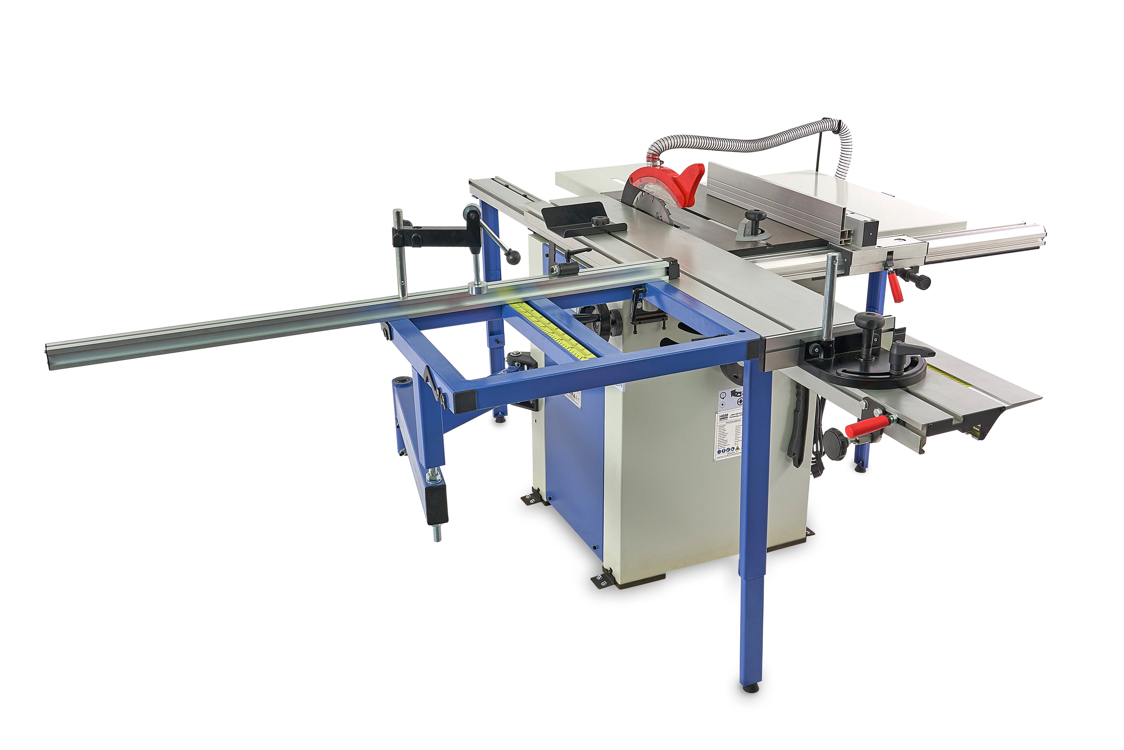 Scie à panneaux professionnelle HBM 1600, scie circulaire sur table avec chariot coulissant Image 9