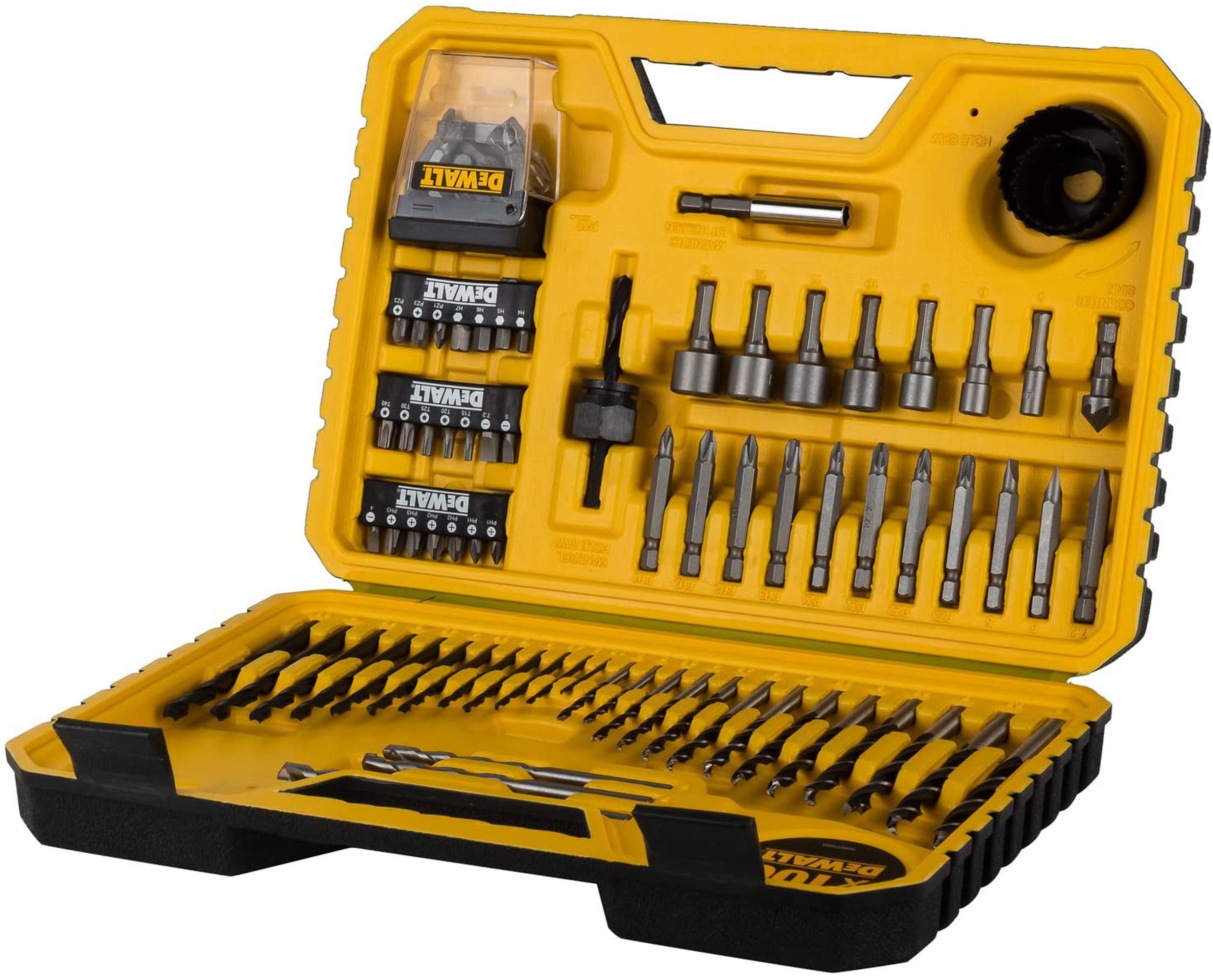 DeWalt - Kit d'accessoires de 100 pièces dans une mallette Image 2
