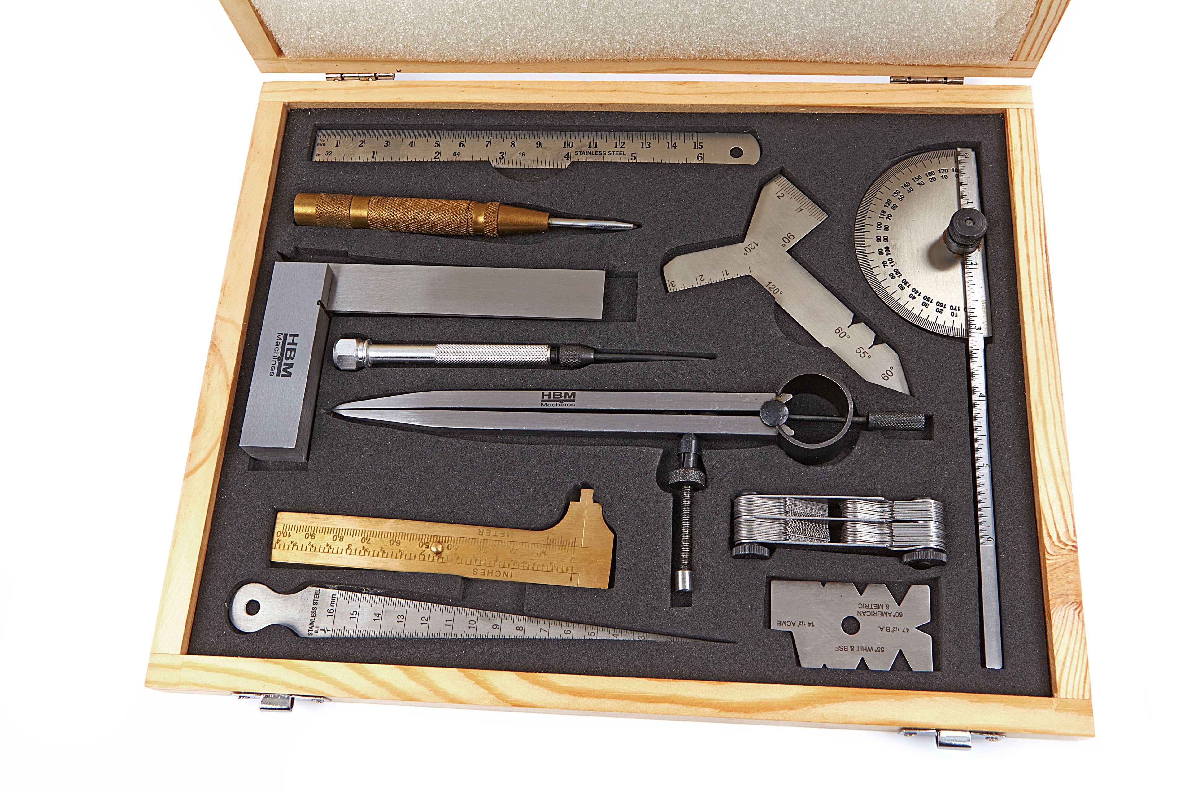 HBM 11 Delige Meetgereedschap en Aftekenset Image 2