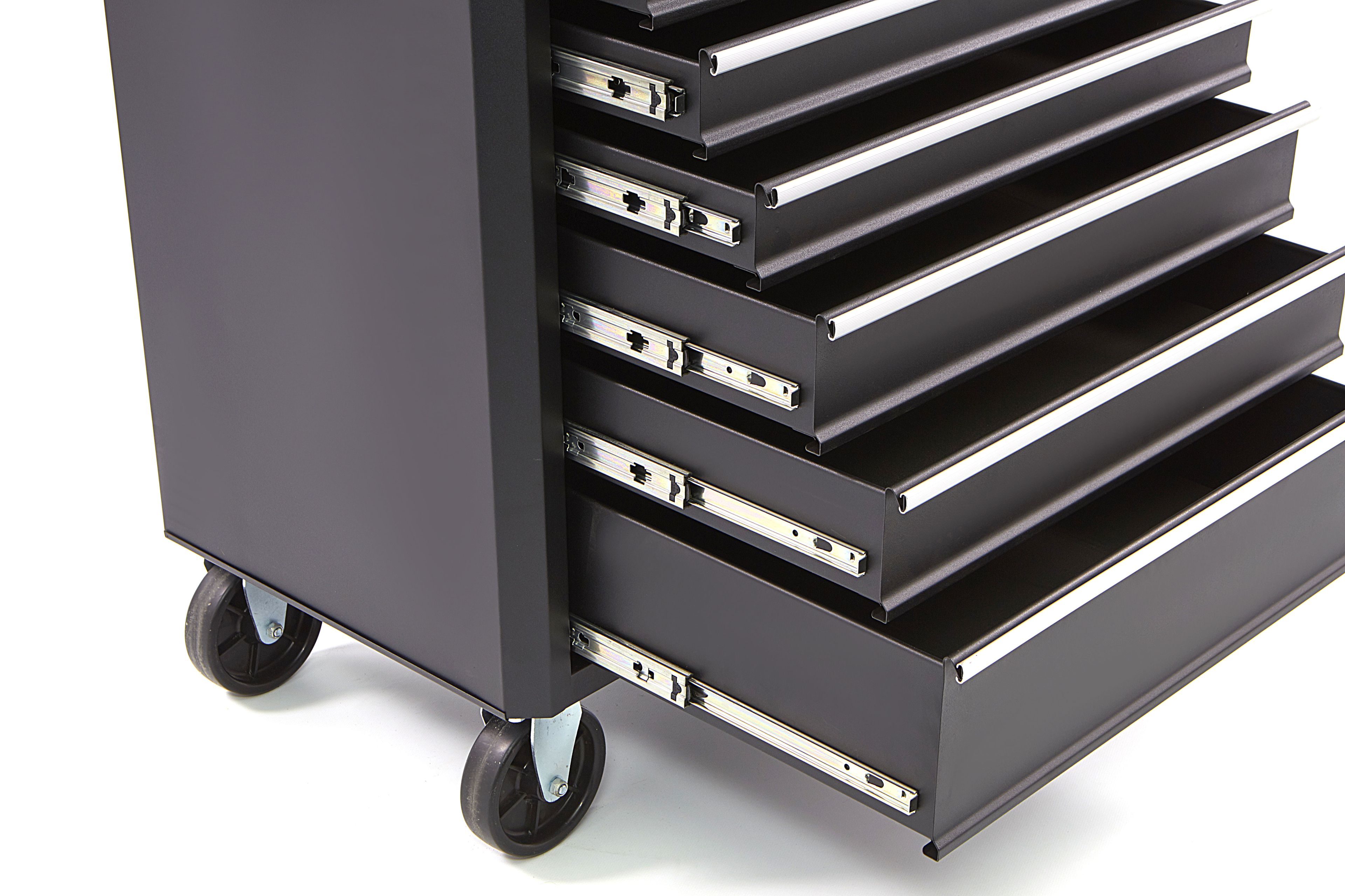 HBM gereedschapswagen met 7 laden, 66 cm, zwart Image 7