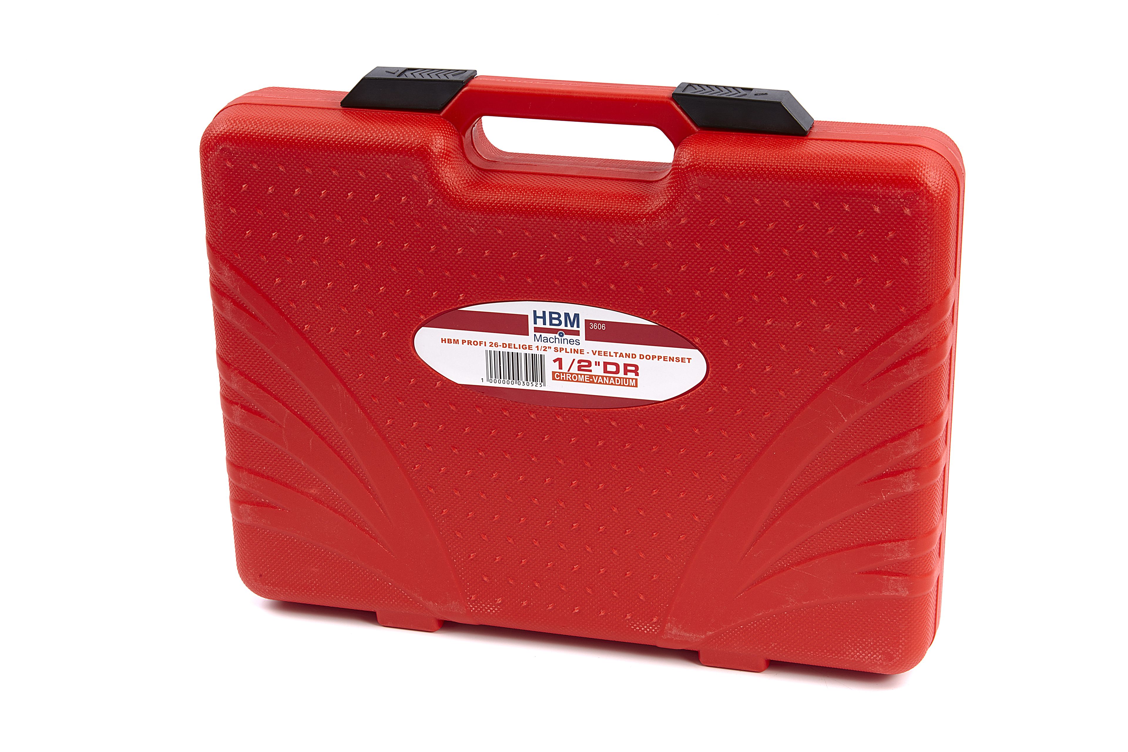 HBM 1/2 inch Spline - Veeltand Doppenset 26 Delig Image 4