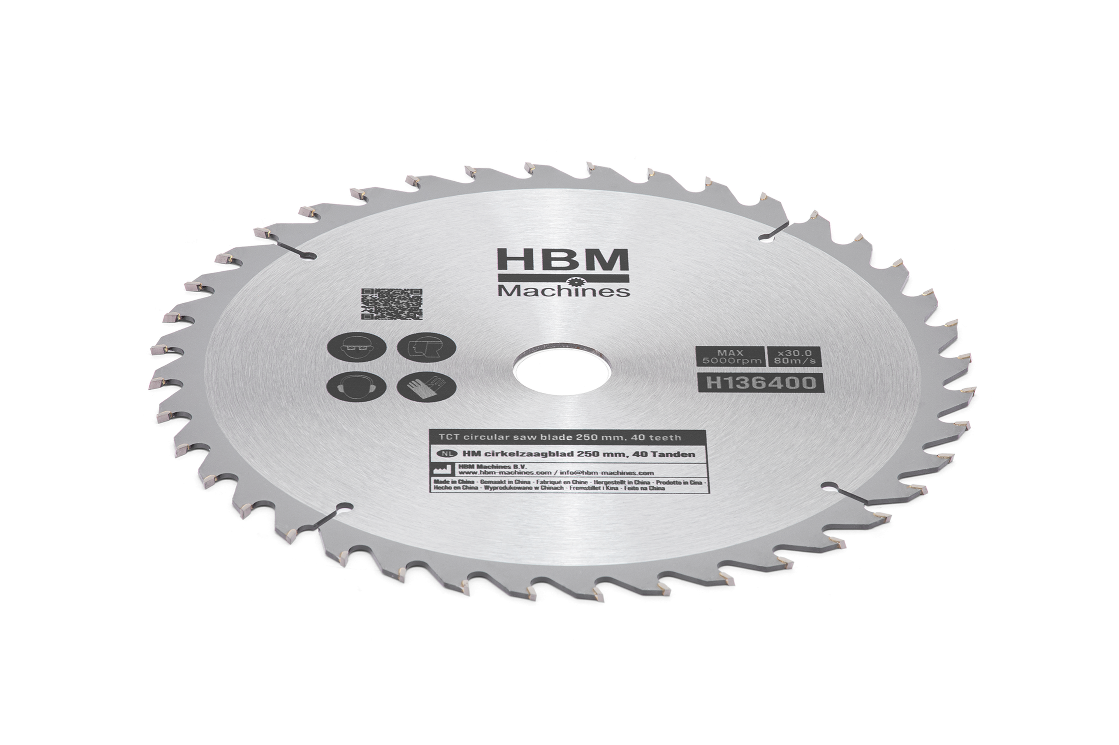 HBM HM-Kreissägeblätter 250 mm 40 Zähne Image 2