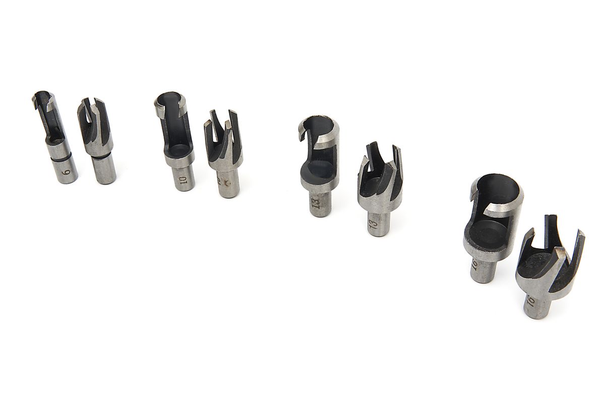 Conjunto de Brocas de Tapón HBM de 8 Piezas