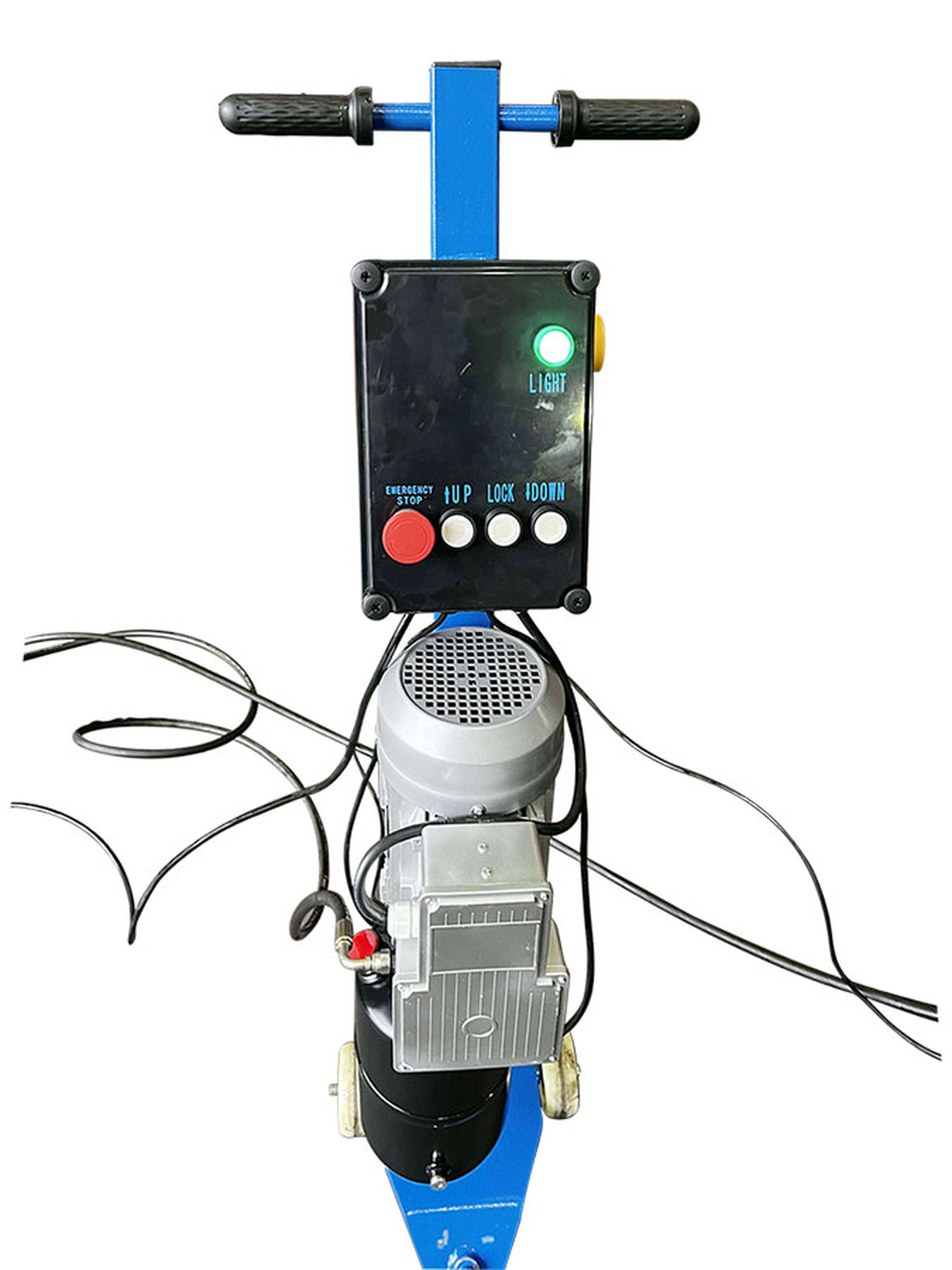 HBM Ponte idraulico per la pulizia dell'auto mobile, ponte per pneumatici, ponte elevatore 2800 kg. con sblocco elettronico Image 6