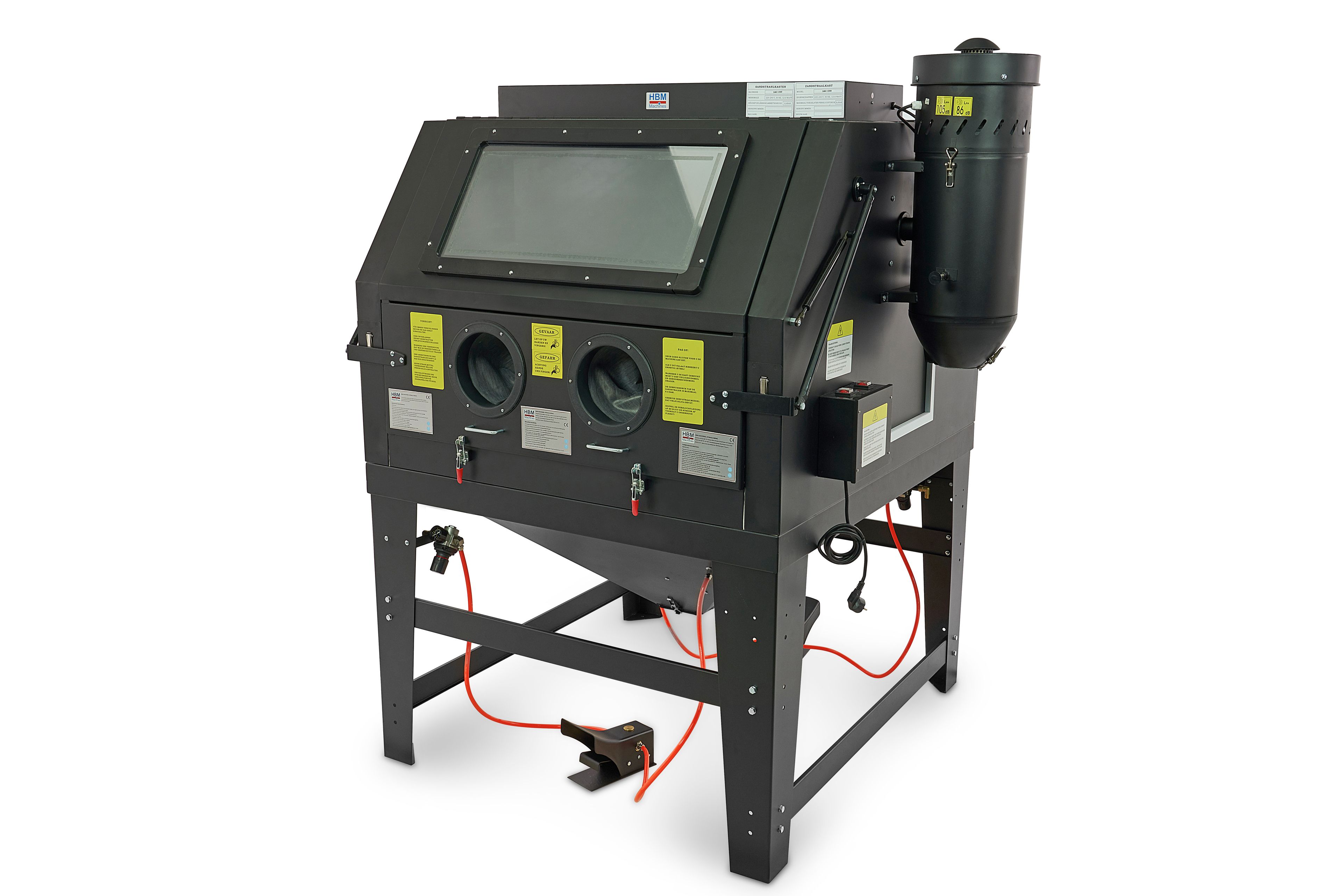 Cabine anti-explosion noire HBM SBC 1200 avec extraction