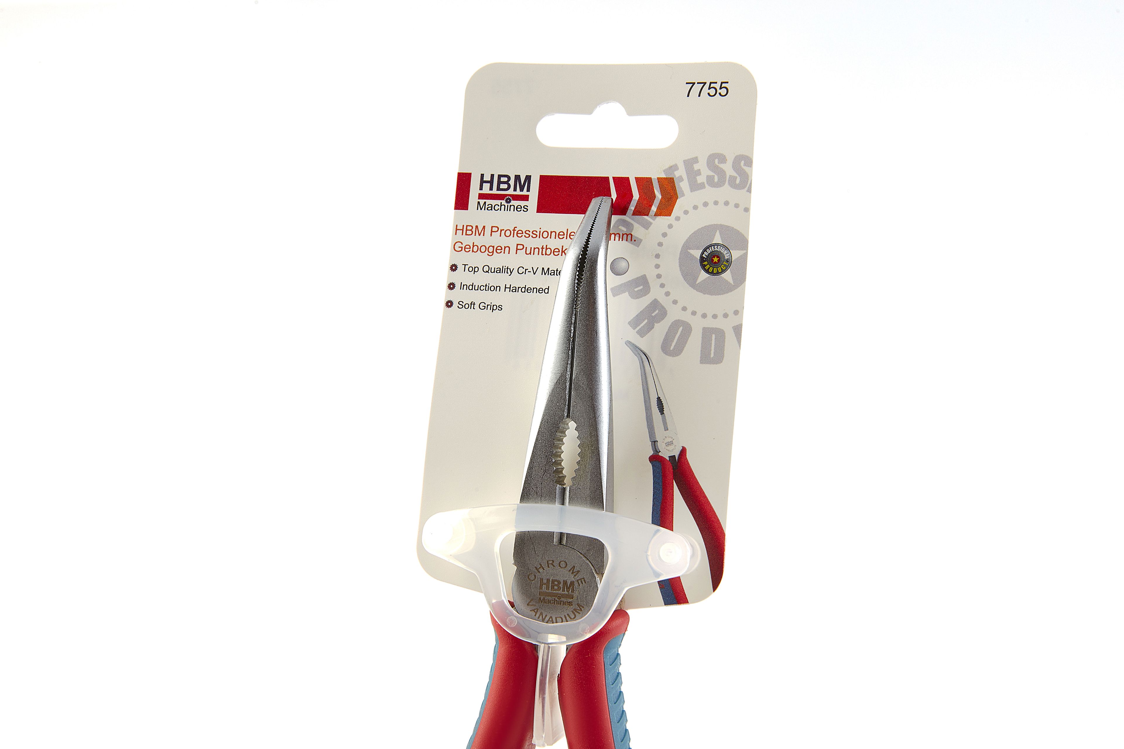 Alicates de Punta Curva HBM Profesionales de 200 mm Image 3