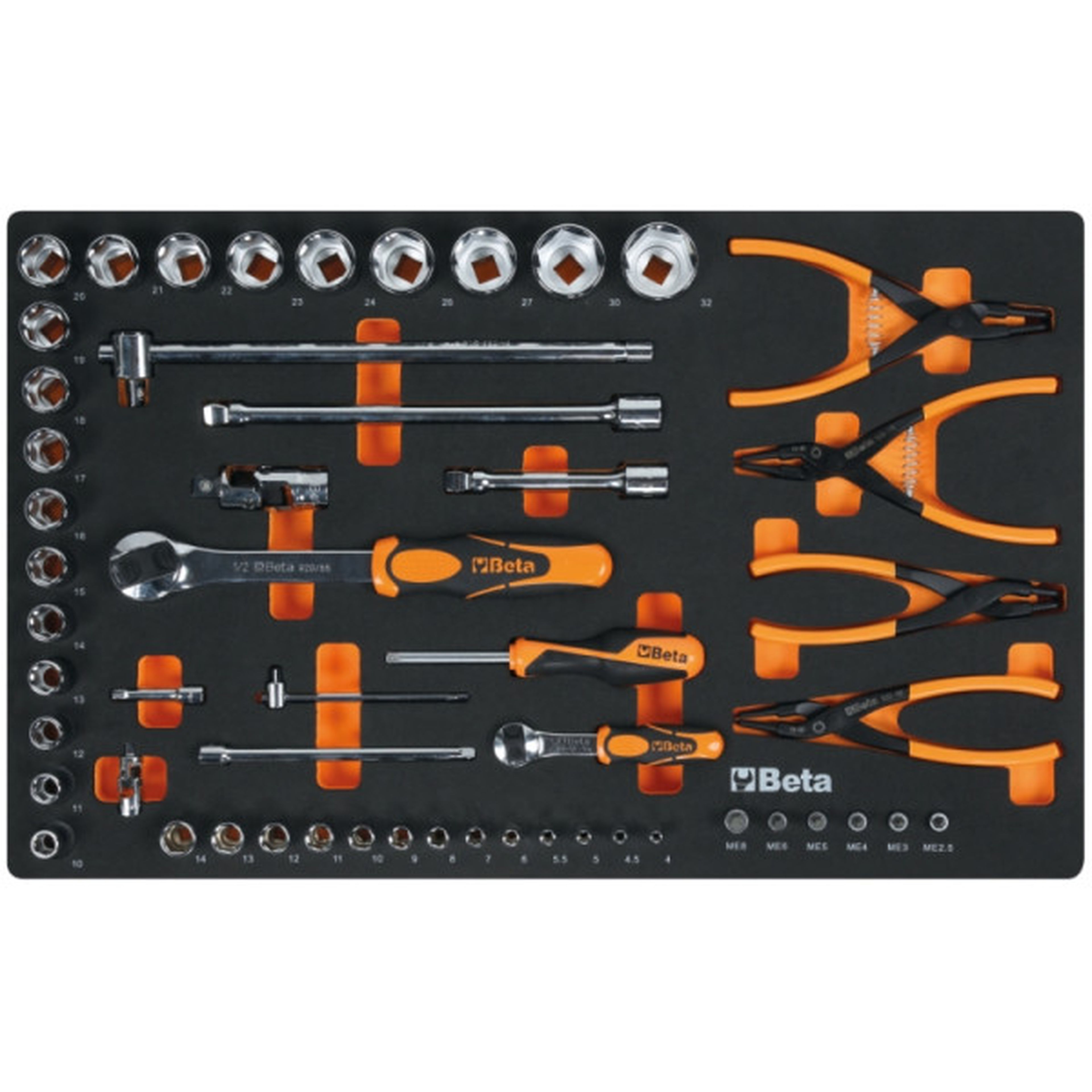 Beta servante d’atelier à 7 tiroirs, 224 pièces, 2400 RSC24/7-VIS Image 4