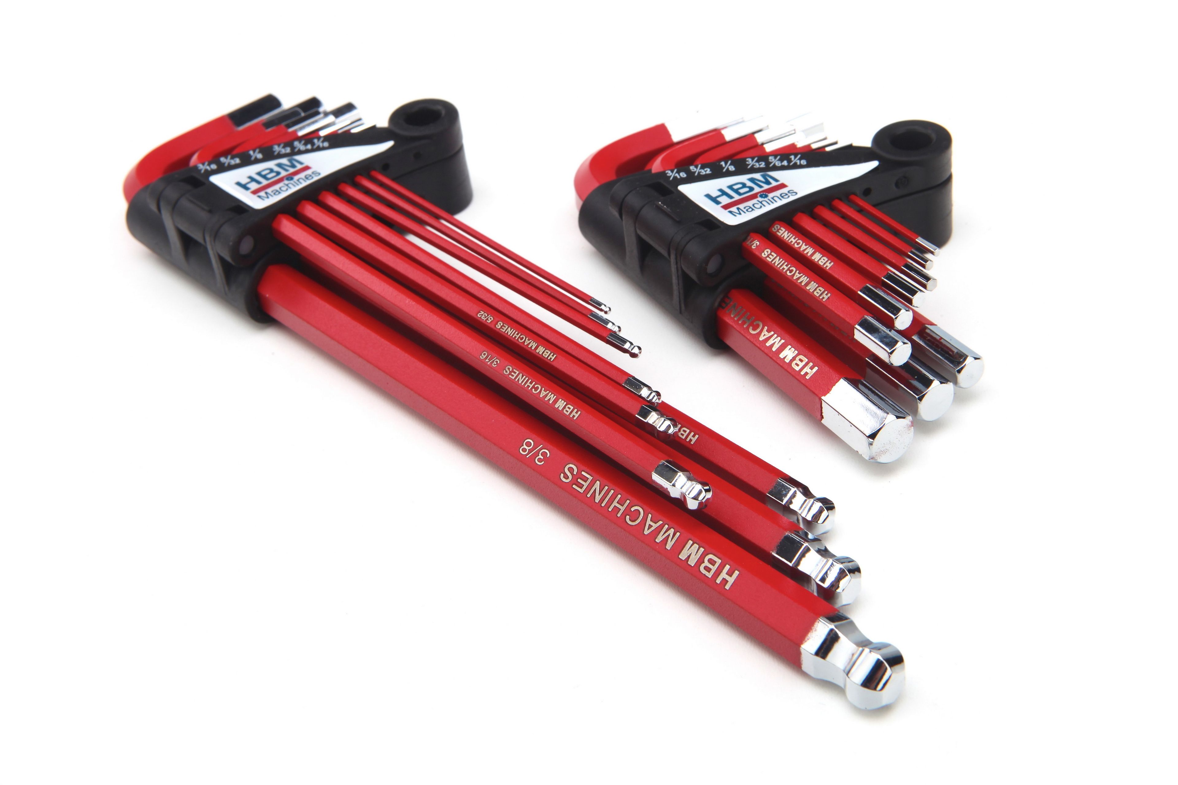 HBM 9 Delige Engelse Korte Inbussleutel Set Image 2