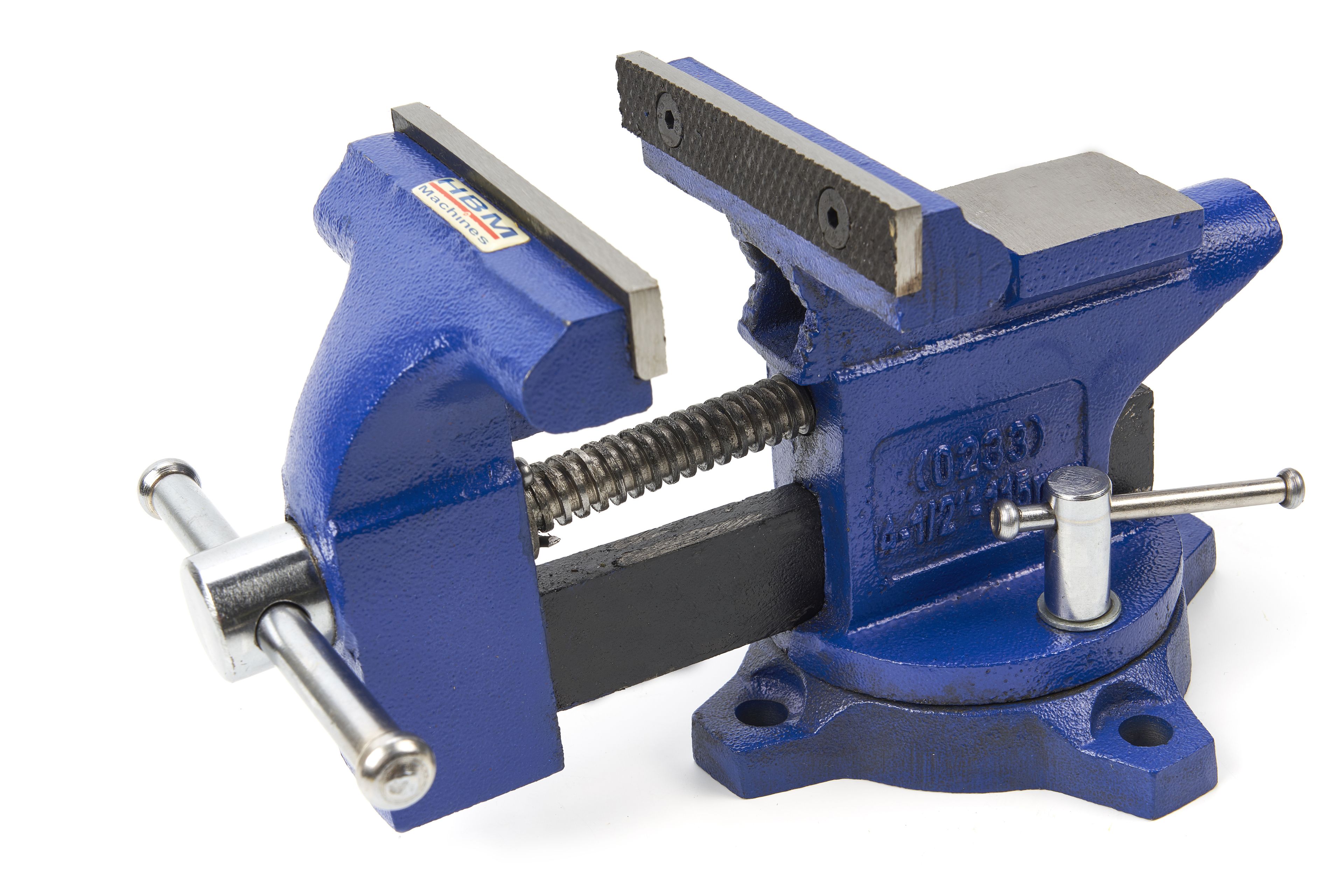 HBM 115 mm. Morsa da banco con morsetto Image 3