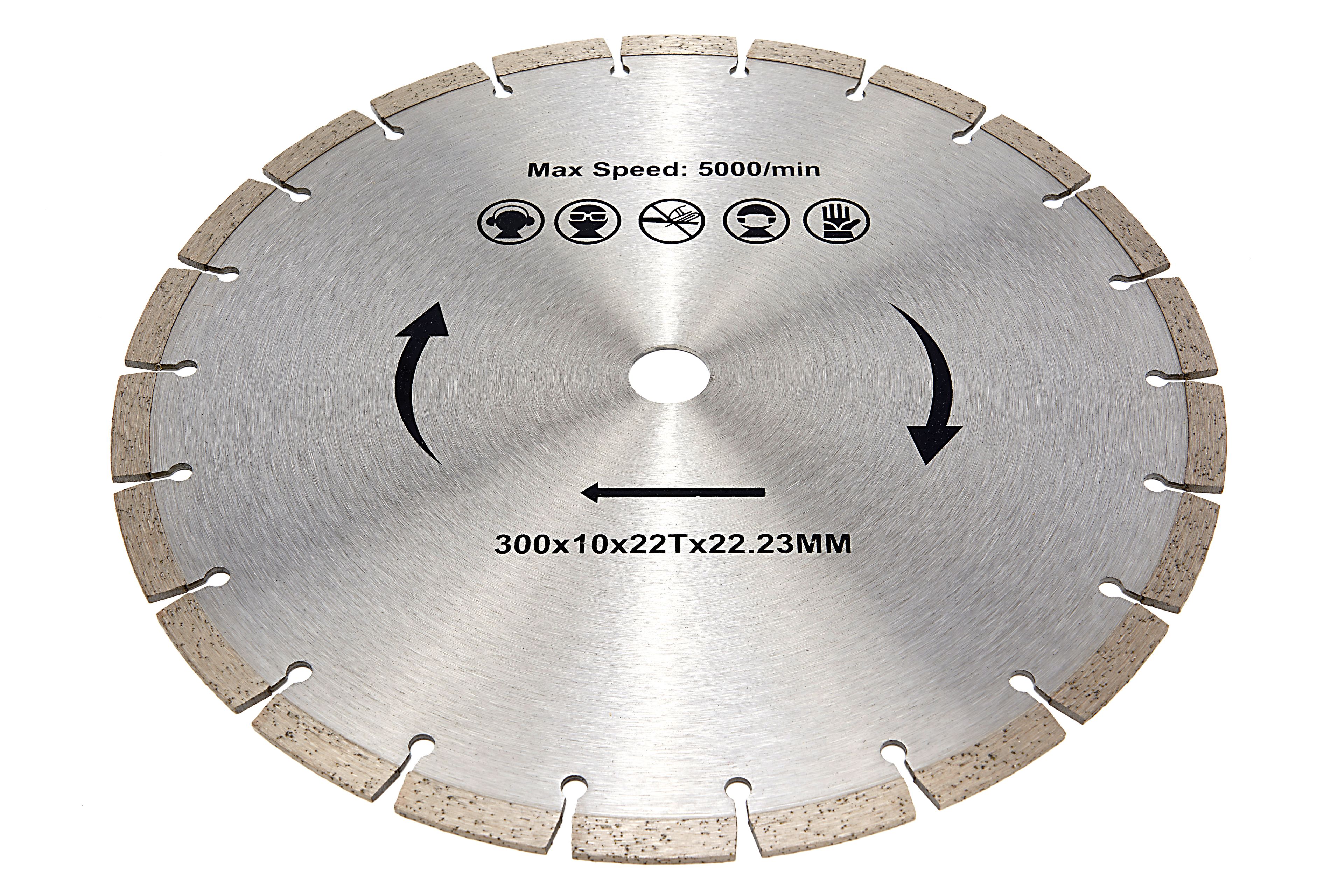 Sierra de hormigón profesional HBM de batería, sierra de cinta, cortadora de motor 40 Voltios 5,0 Ah Power20.5 Image 11
