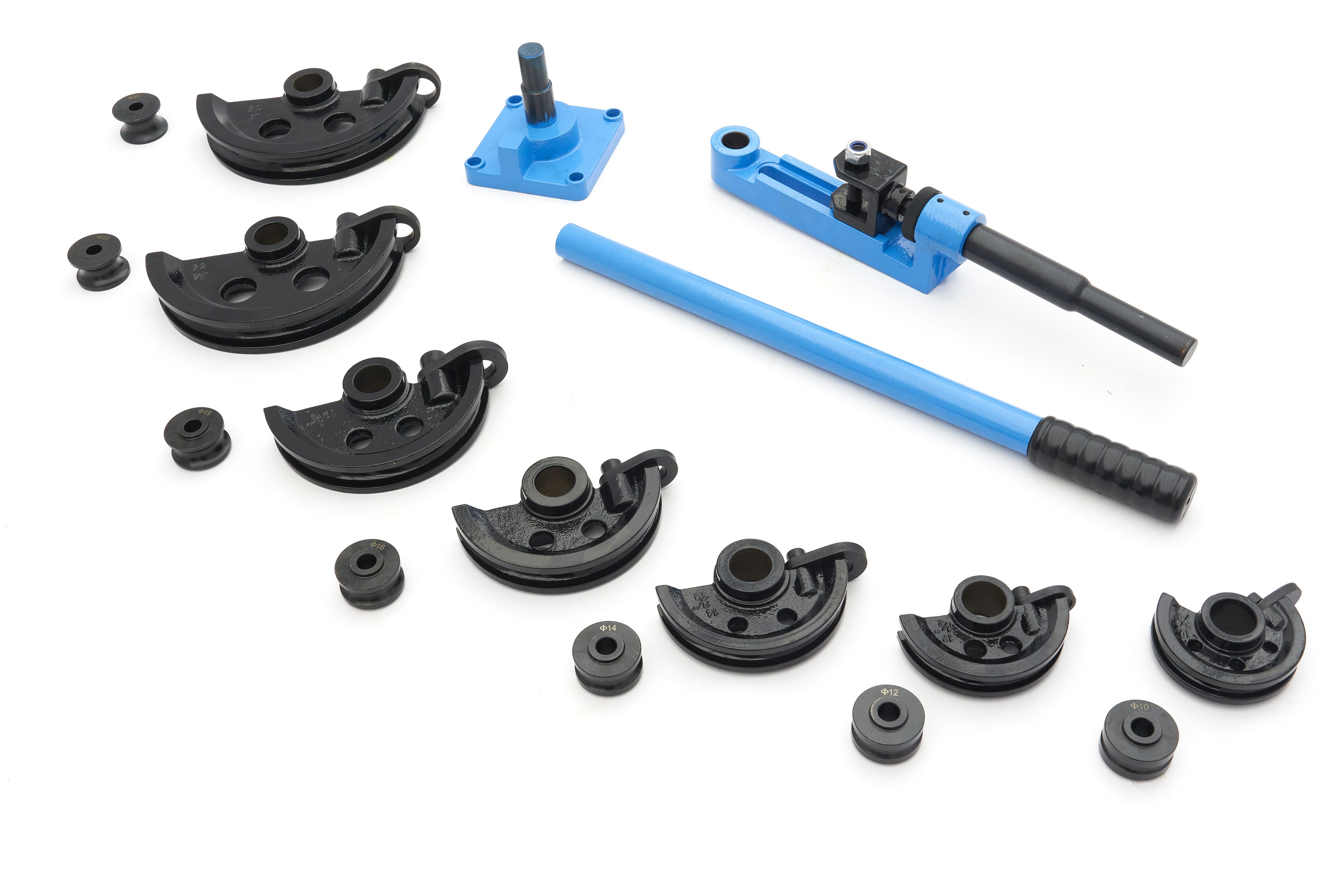 HBM cintreuse pour métal avec 7 filières de 10 à 25 mm