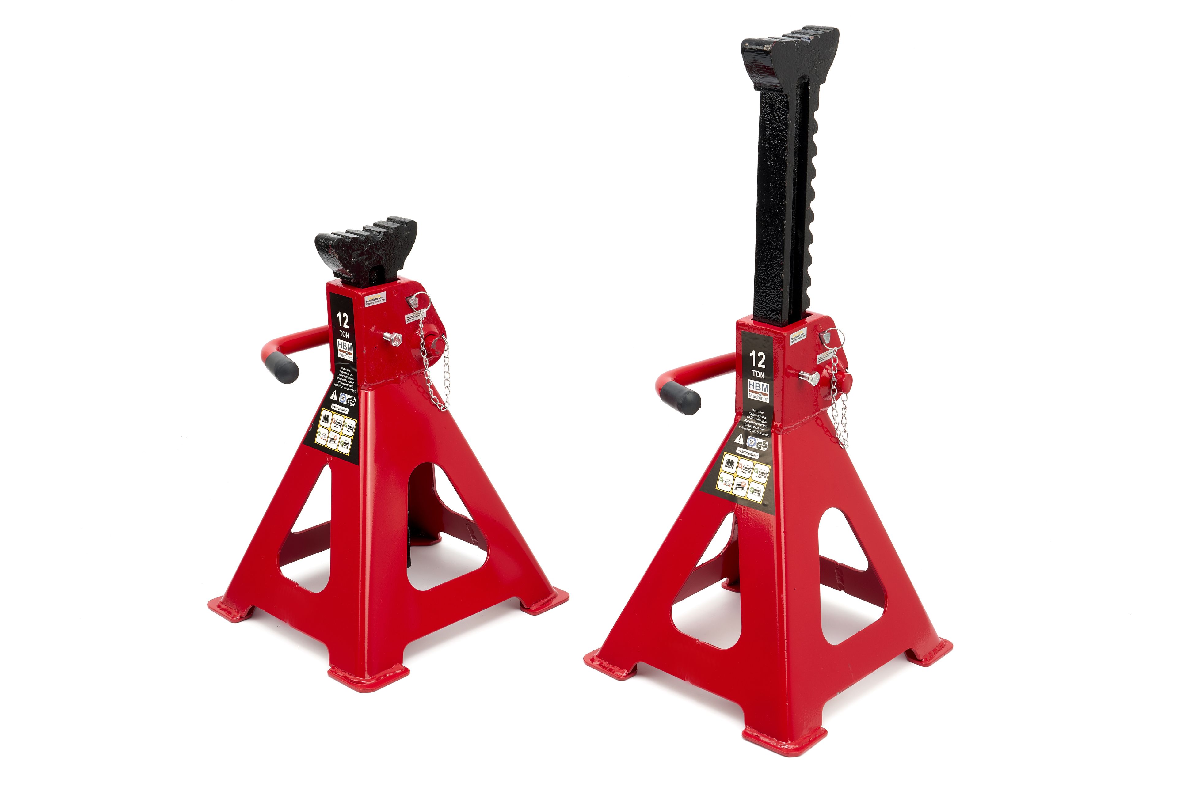 HBM supports d'essieux - 12 tonnes, réglable de 45-70 cm Image 8