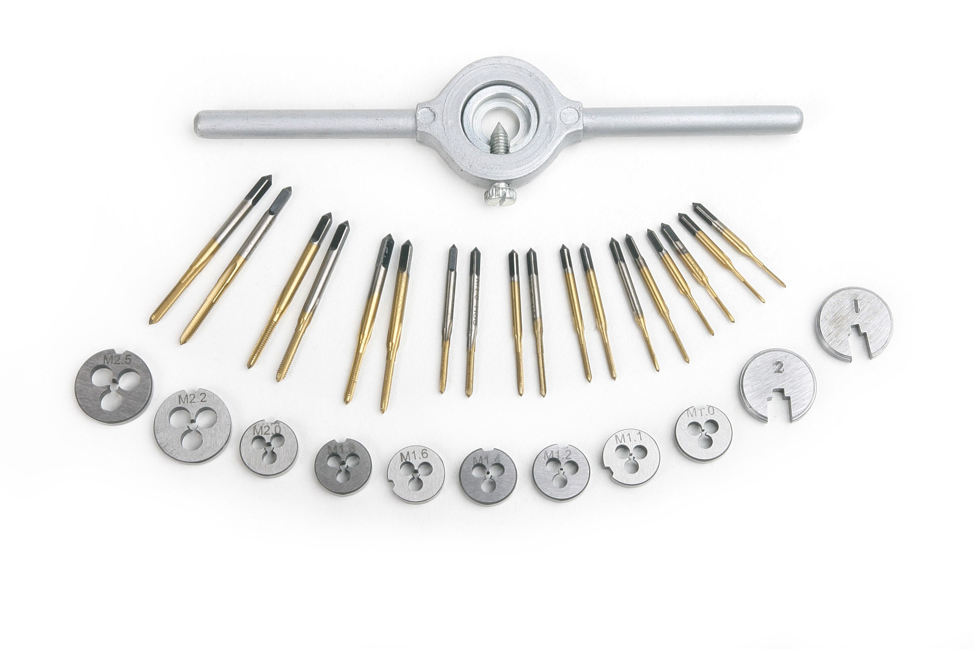 HBM Mini TIN M1 - M2,5 Gewindebohrer- und Schneidsatz Image 2