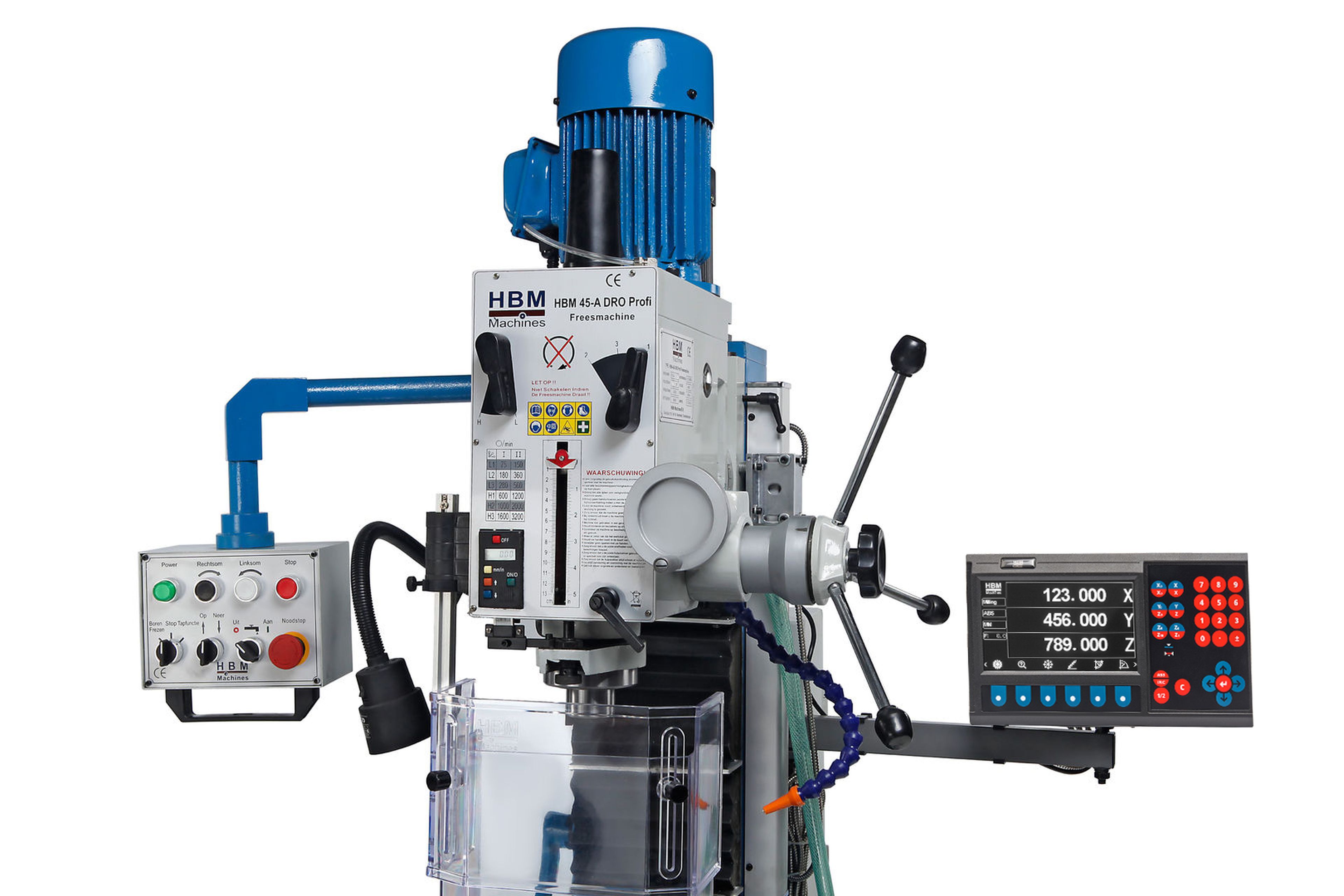 HBM freesmachine BF 45 digitale uitlezing 400 Volt Image 4