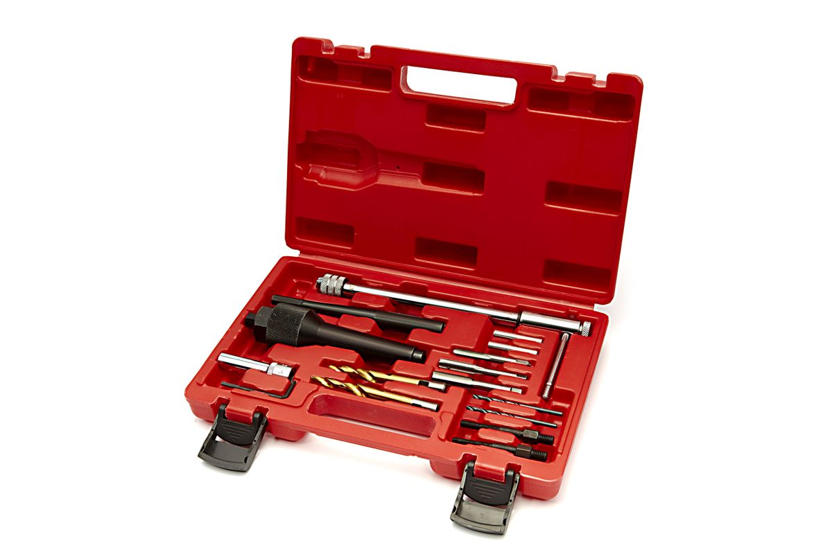 Conjunto de extractores de bujías HBM de 16 piezas 8 - 10 mm