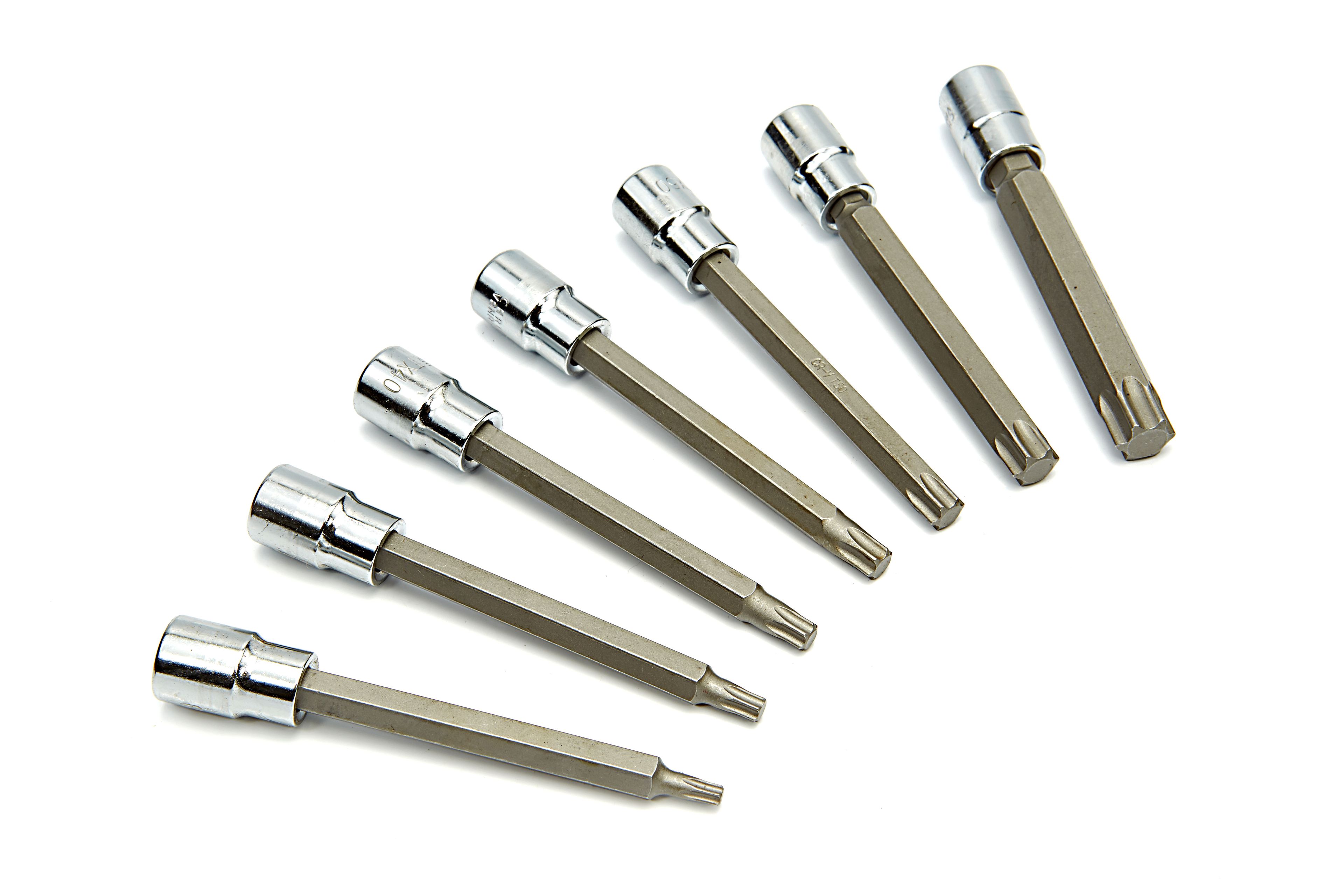 HBM 7 Delige Profi 3/8 inch Lange TORX Doppenset T25 – T60 Image 2