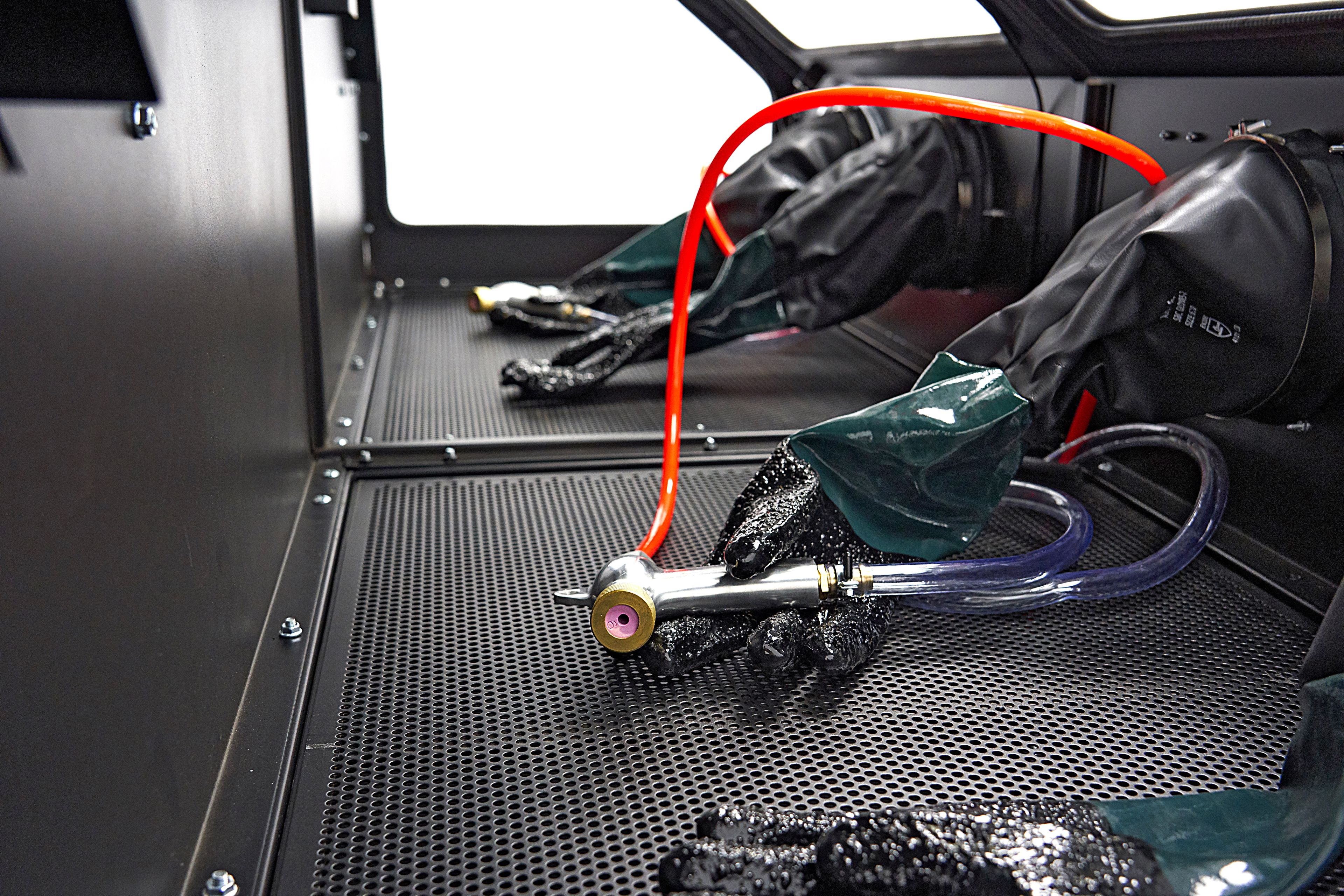 Cabine de sablage double HBM SBC 880 avec 2 ventilateurs d'extraction Image 13