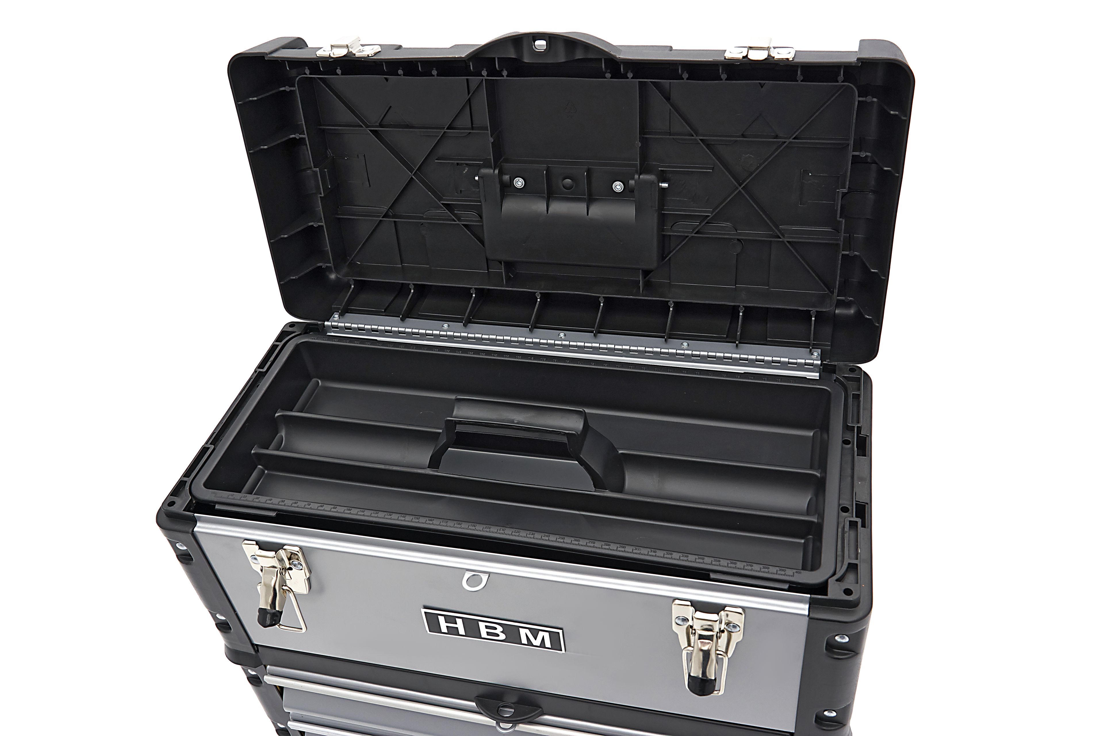 HBM Set di cassette portautensili mobili modulari da 3 pezzi Image 6