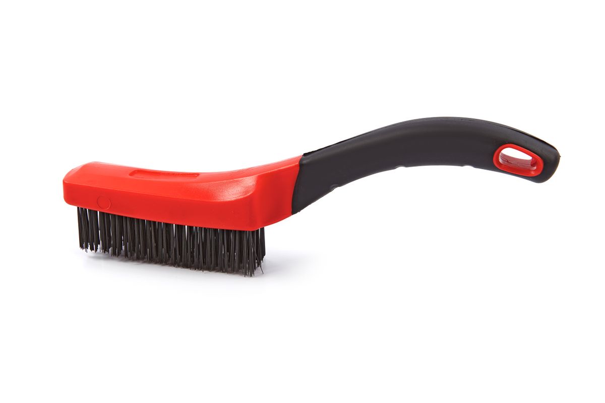 Cepillo de acero HBM Profi con 5 filas