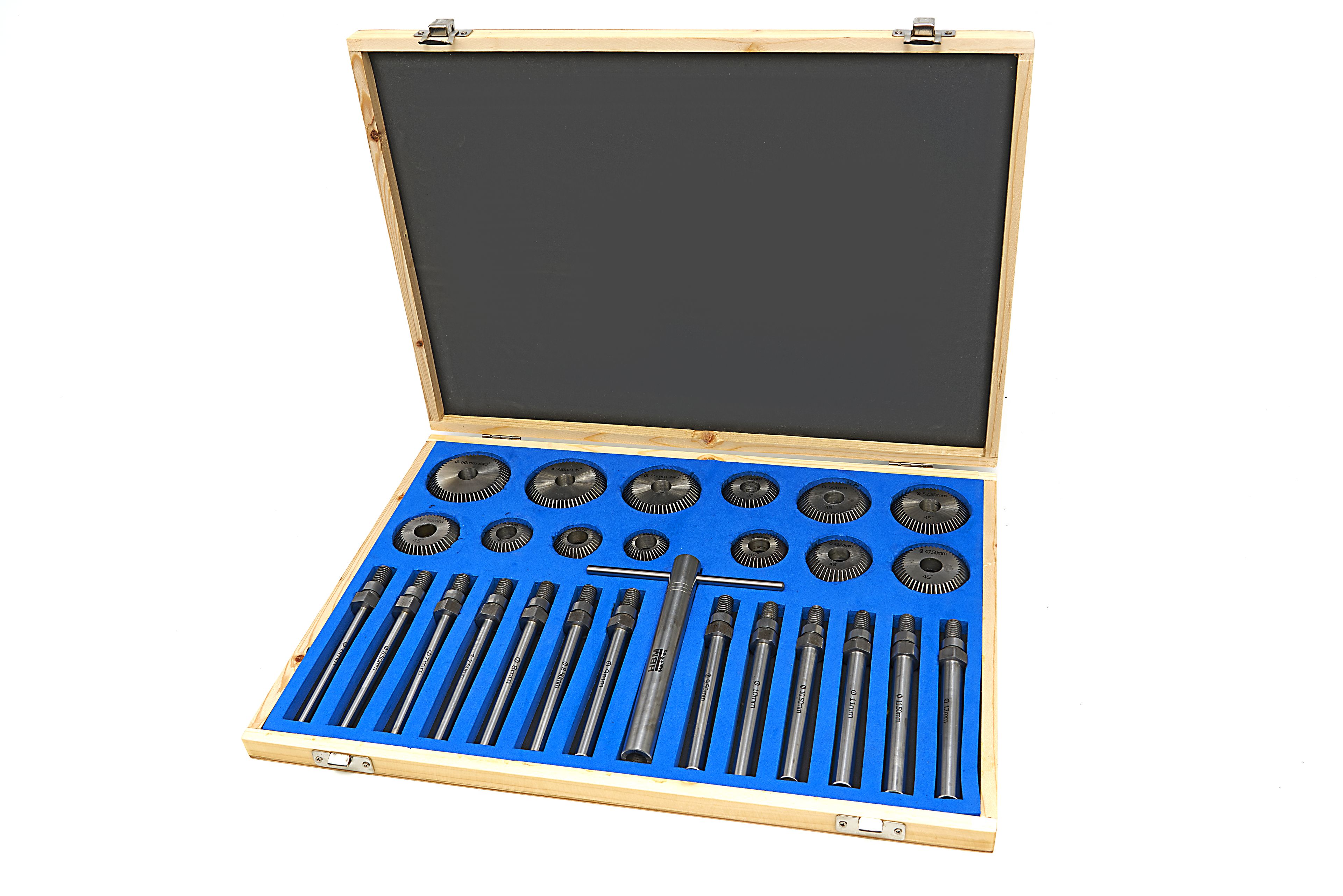 HBM Ensemble de 27 pièces pour la rectification et la coupe des sièges de soupape Image 8