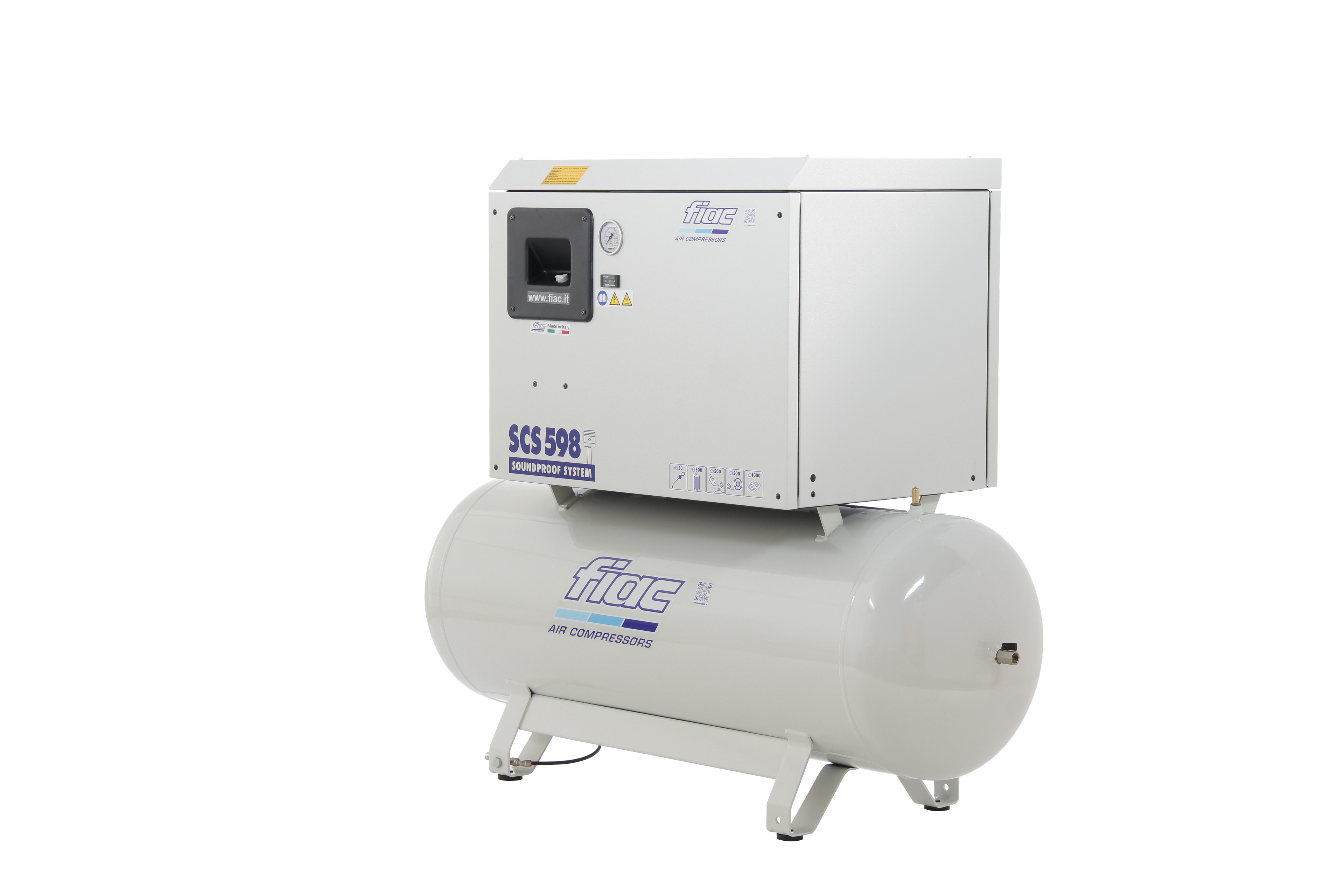 Fiac compressore insonorizzato SCS 300lt - AB598 5,5 HP 300 litri Image 3