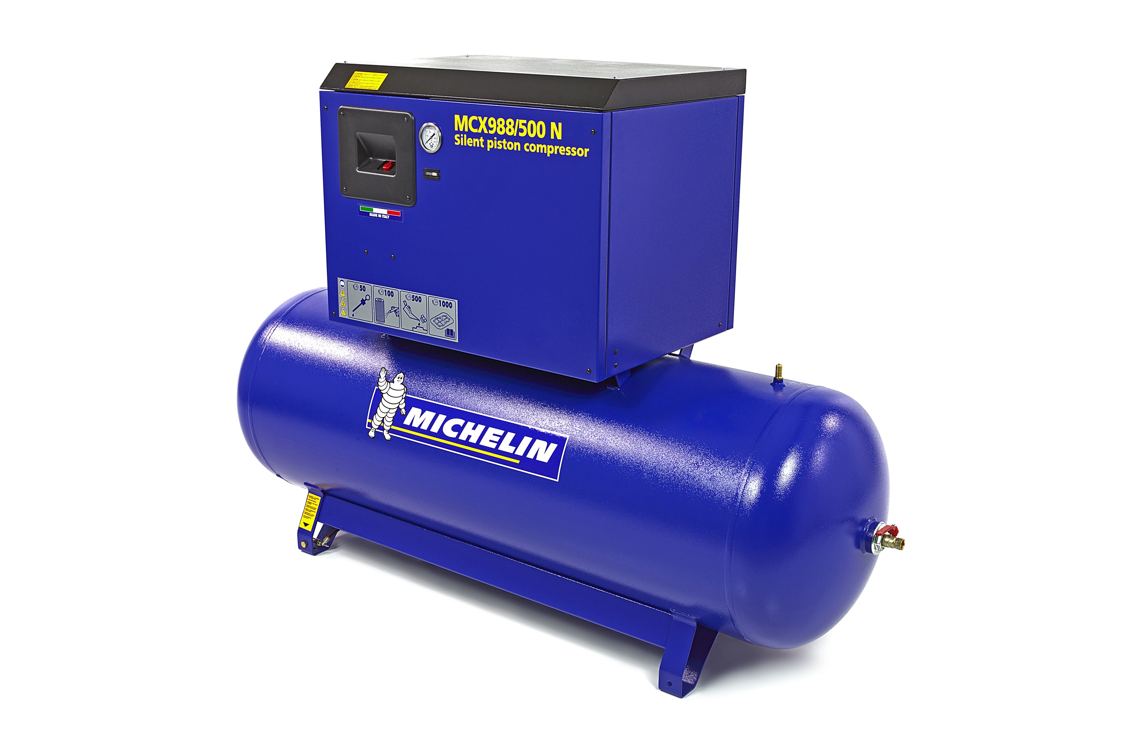 Michelin Compresseur à amortissement sonore de 10 ch 500 litres MCX 988/500 N Image 2