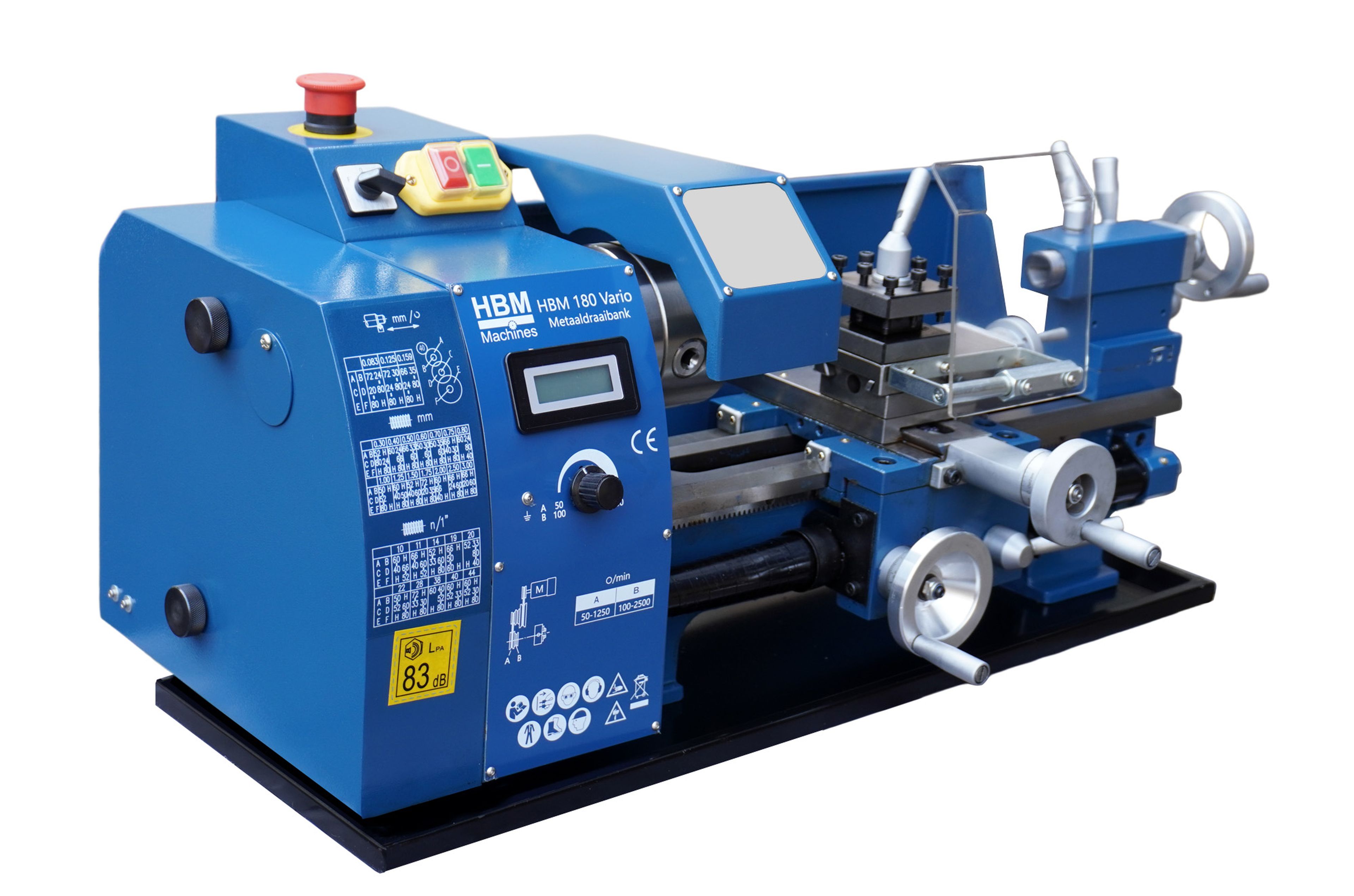 HBM mini tornio per metallo 180 x 300 vario Image 4