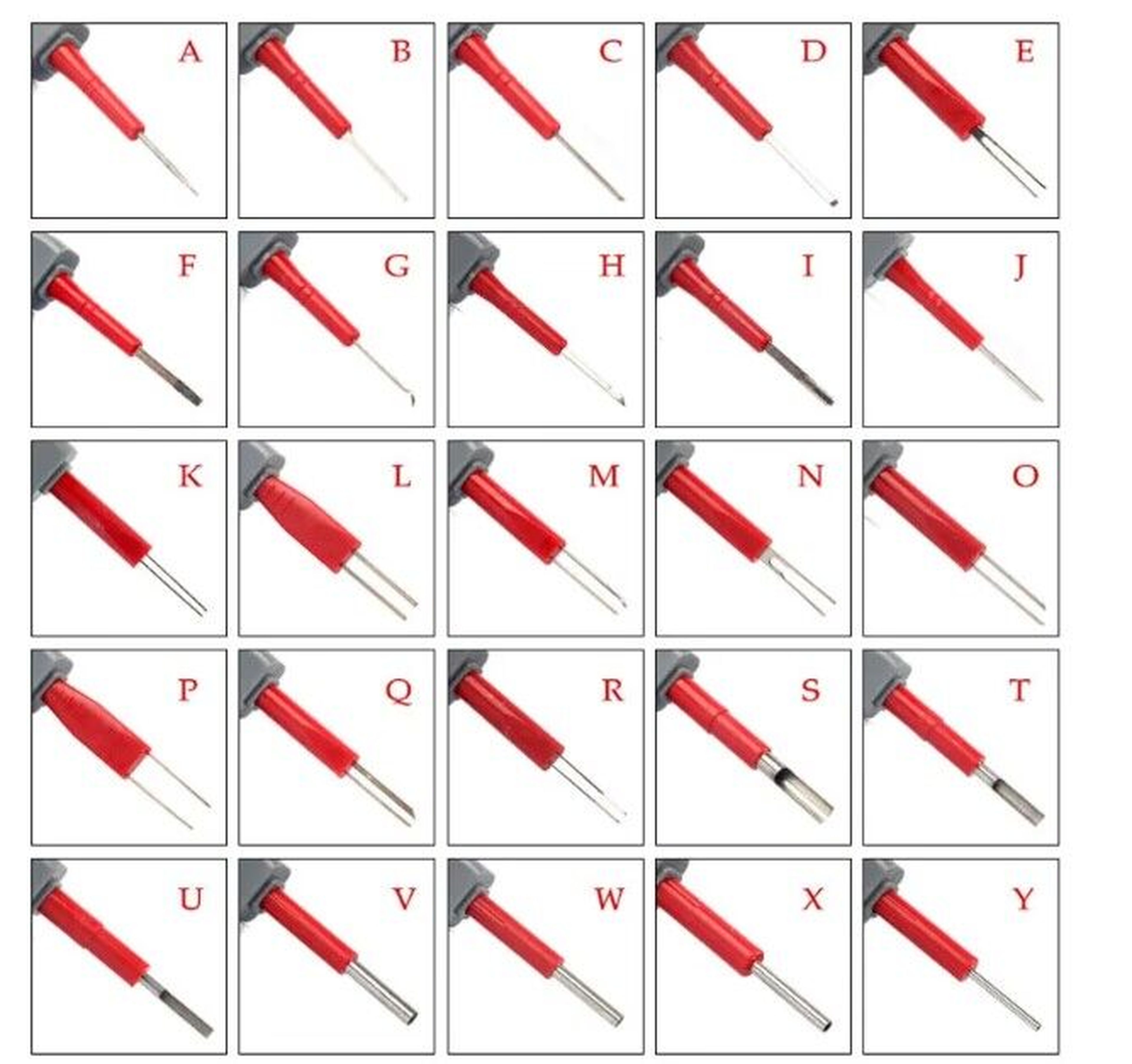 HBM 25-teiliger Steckertrenner-Satz Image 6