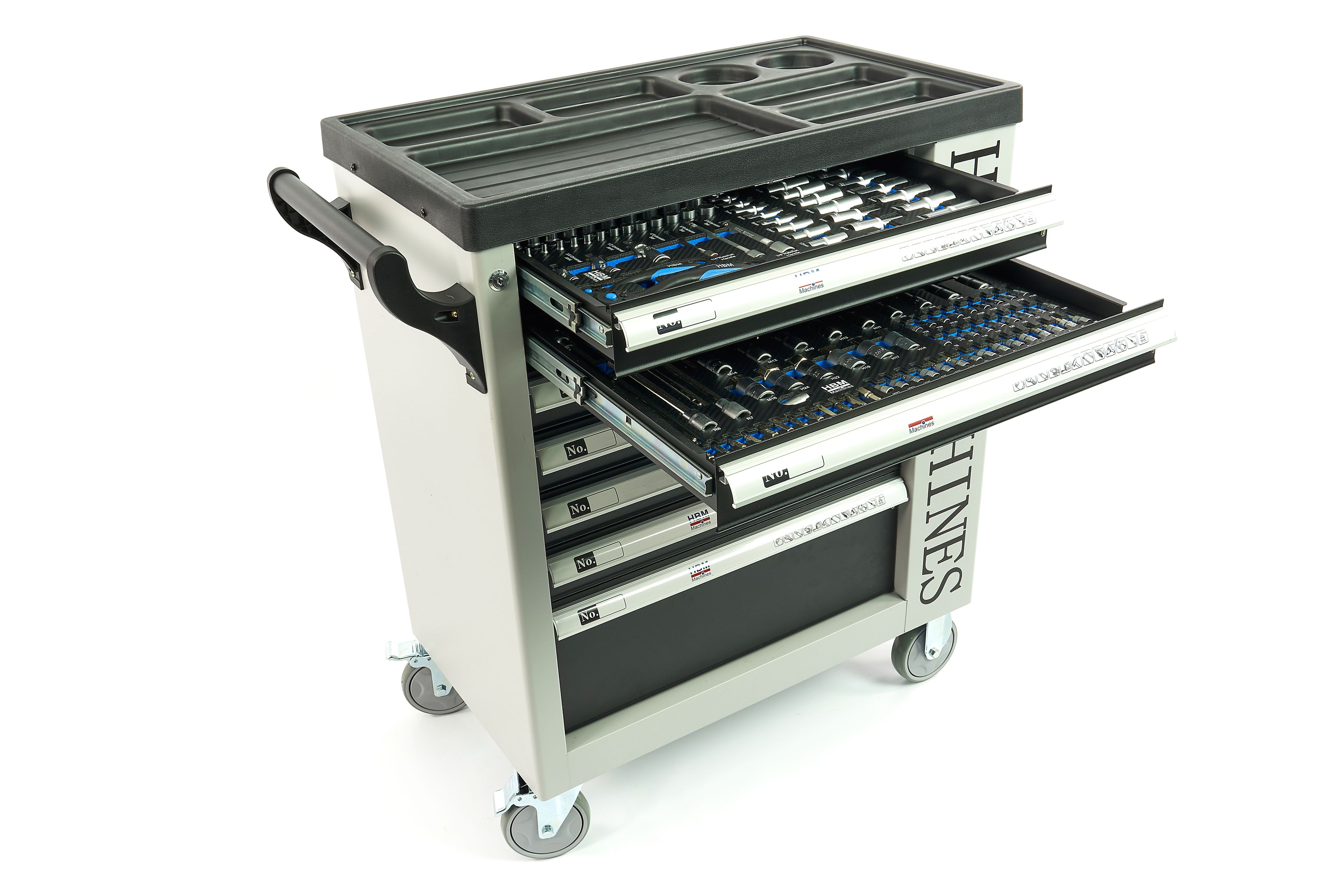 HBM gefüllter Werkstattwagen 245-teilig metrische Größen, schwarz Image 24