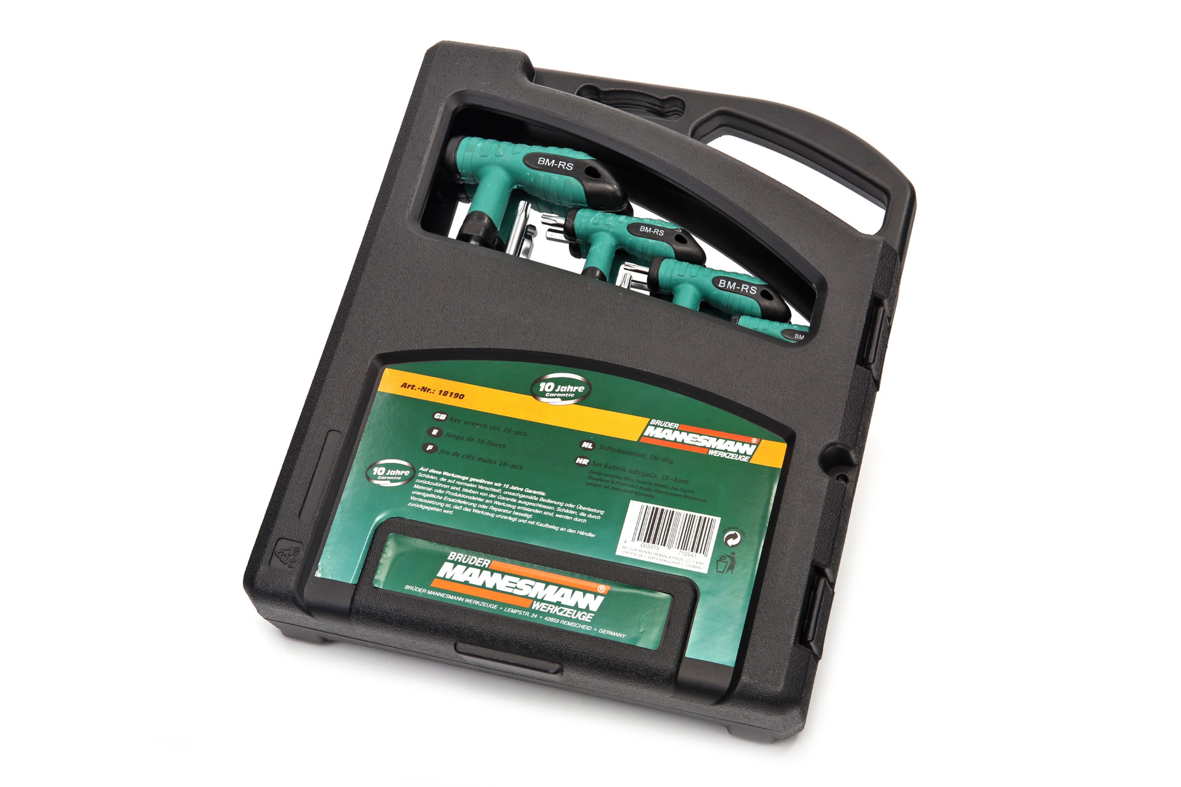 Mannesmann 16er Pack T-Griff Sechskant - Torx - 18190 Image 3