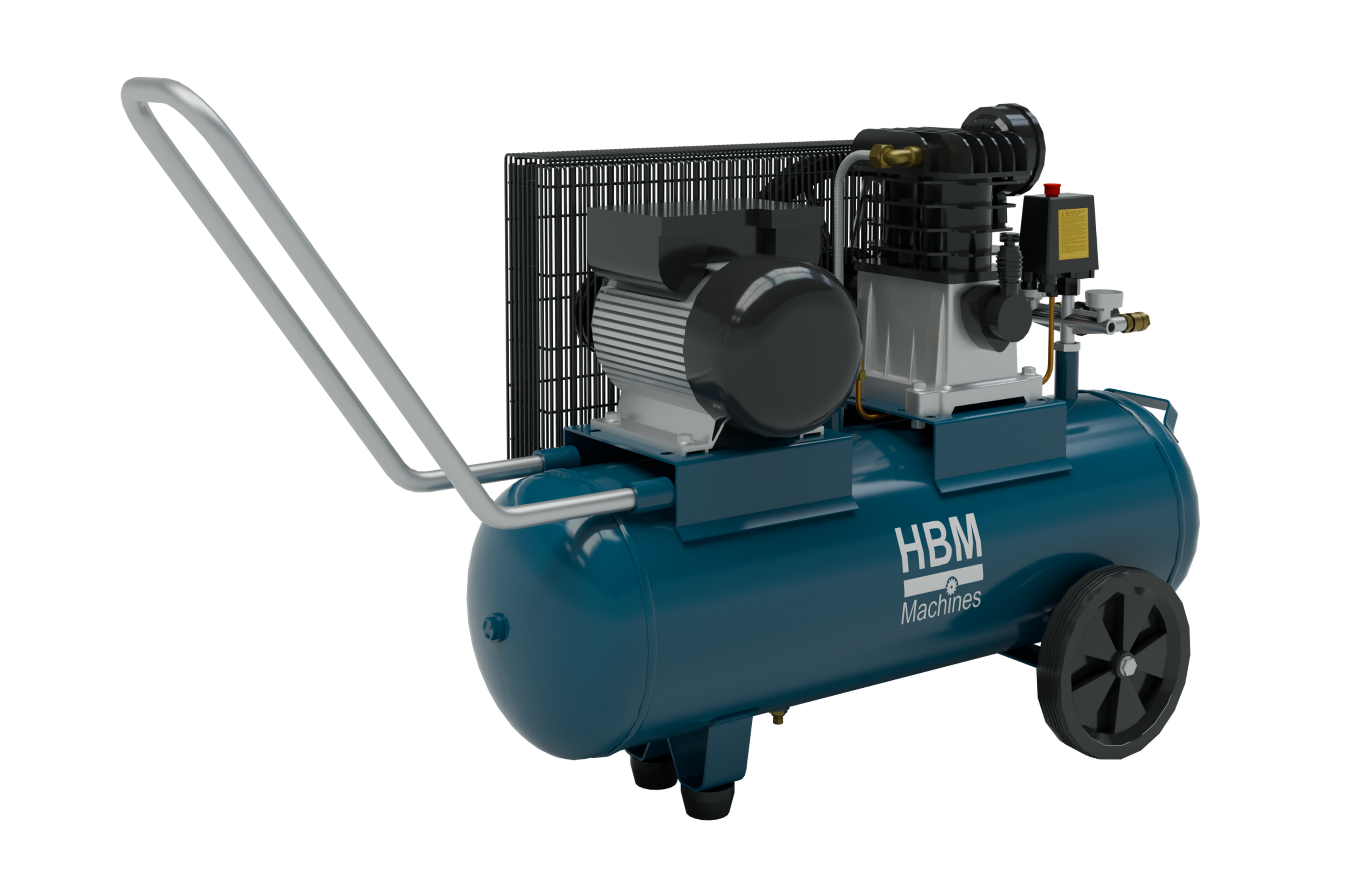 HBM snaaraangedreven compressor 50 liter Image 4