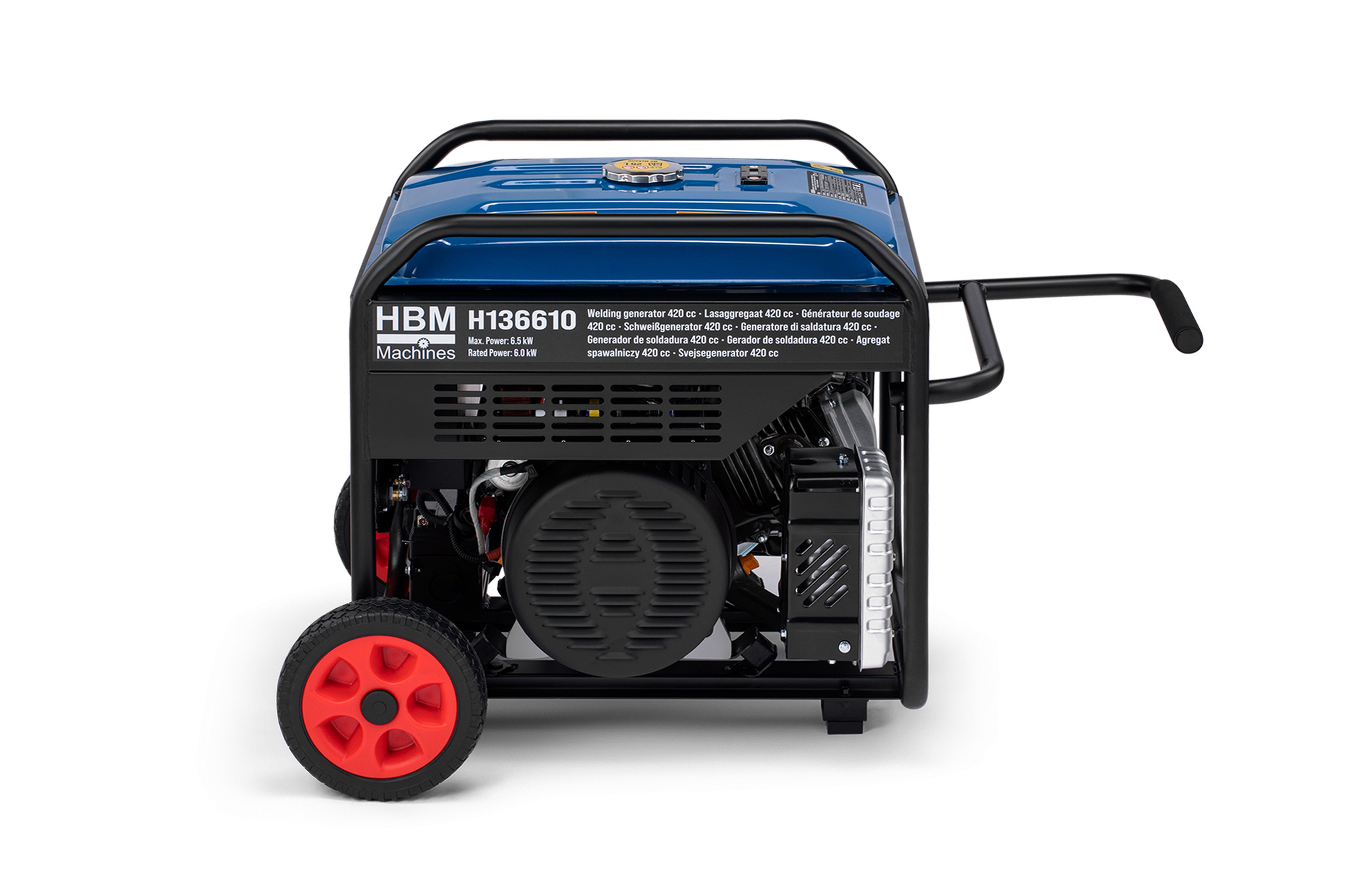 HBM lasaggregaat, 6000 W, 230 V, benzine Image 3