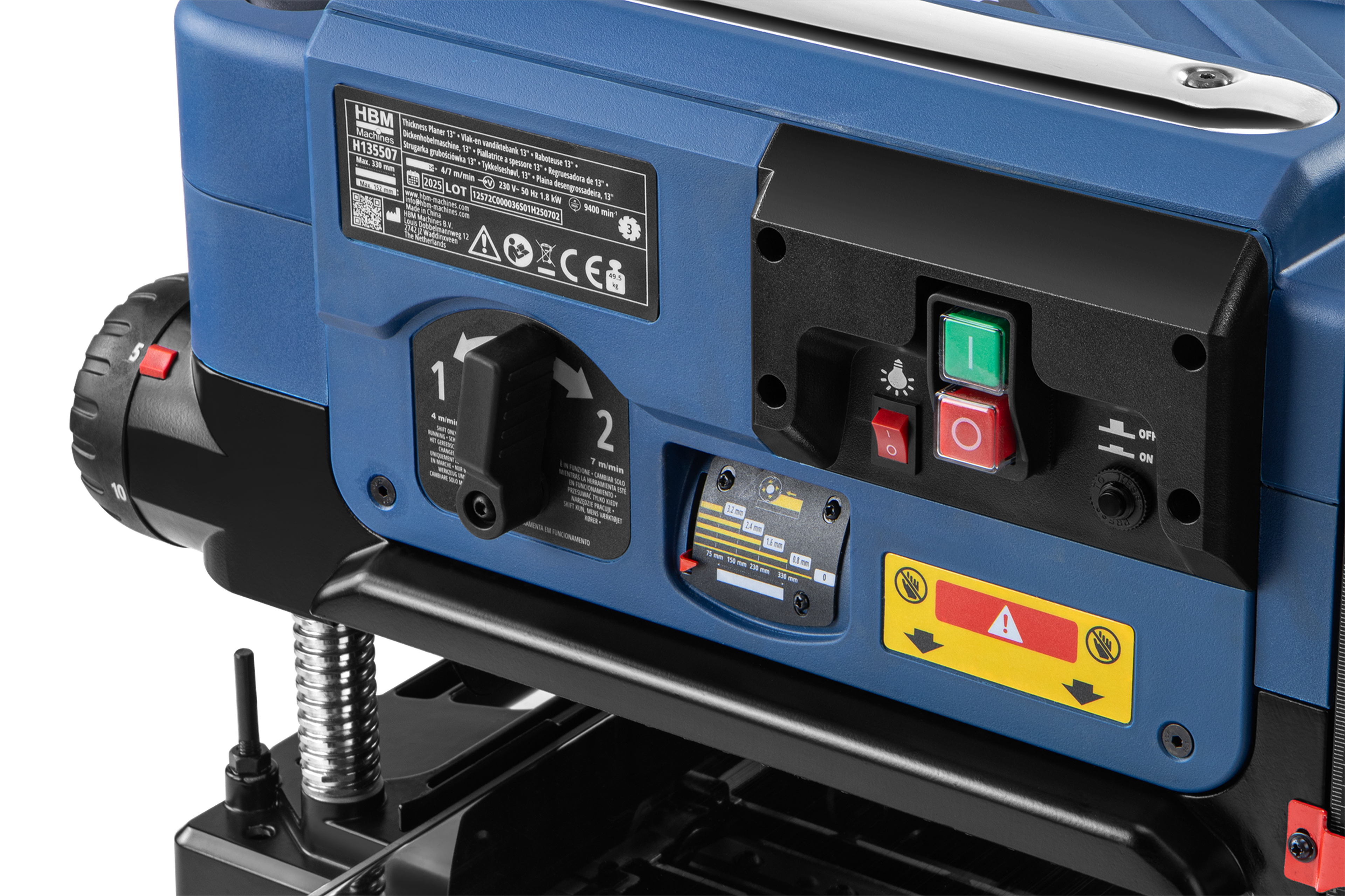 HBM vlak-en vandiktebank 13 inch Image 9