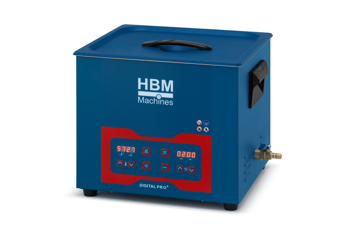 HBM limpiador ultrasónico, azul