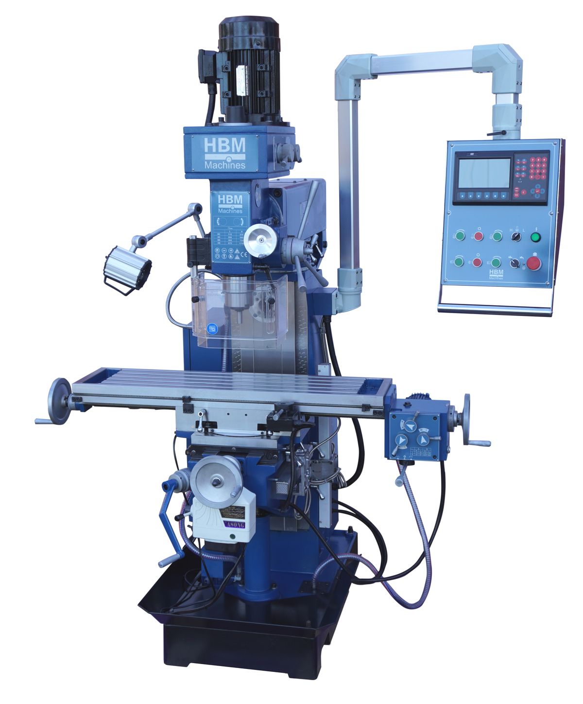 HBM fresadora BF 60 Pro DRO de HBM