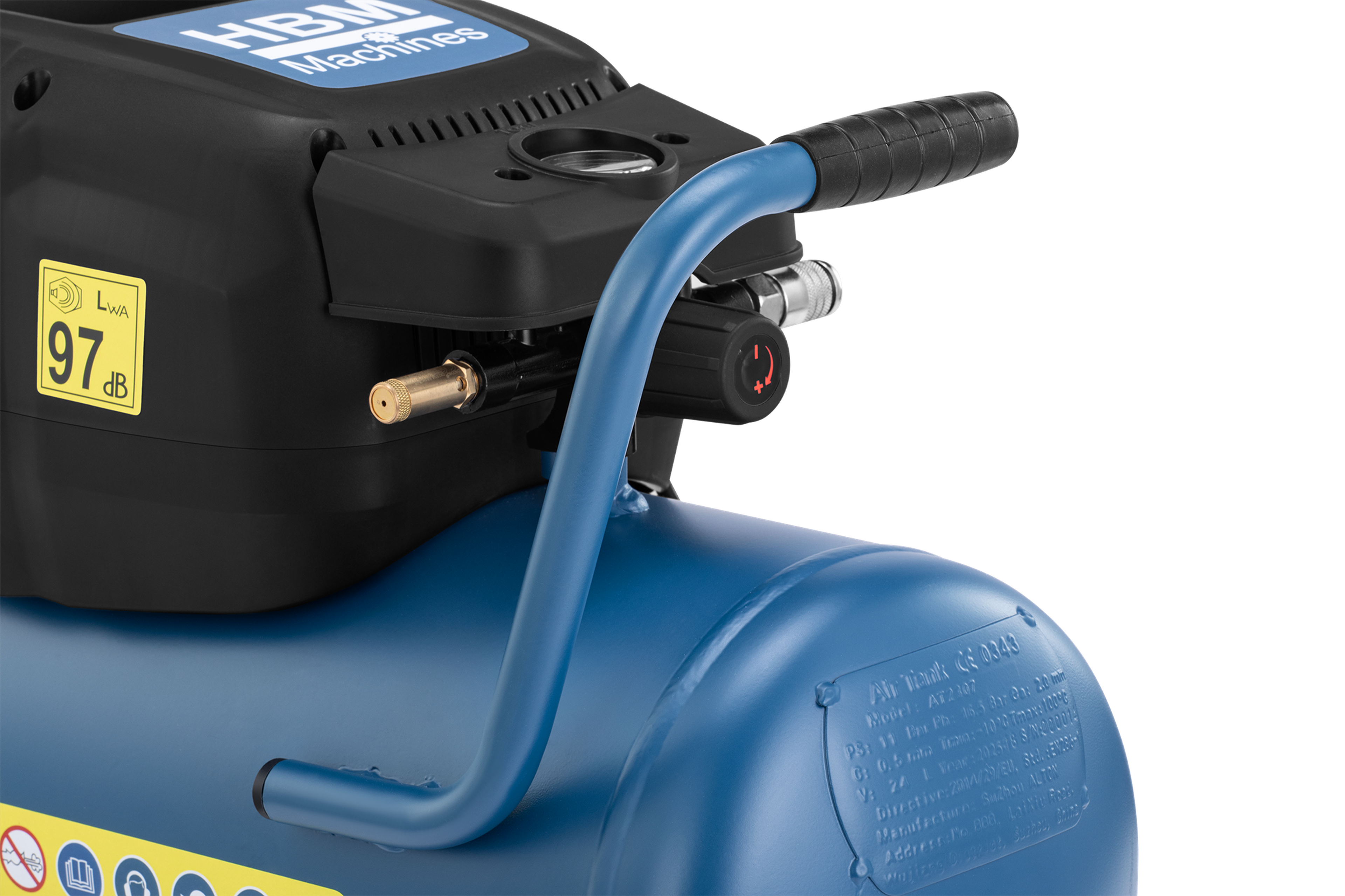 HBM olievrije compressor 24 liter Image 8