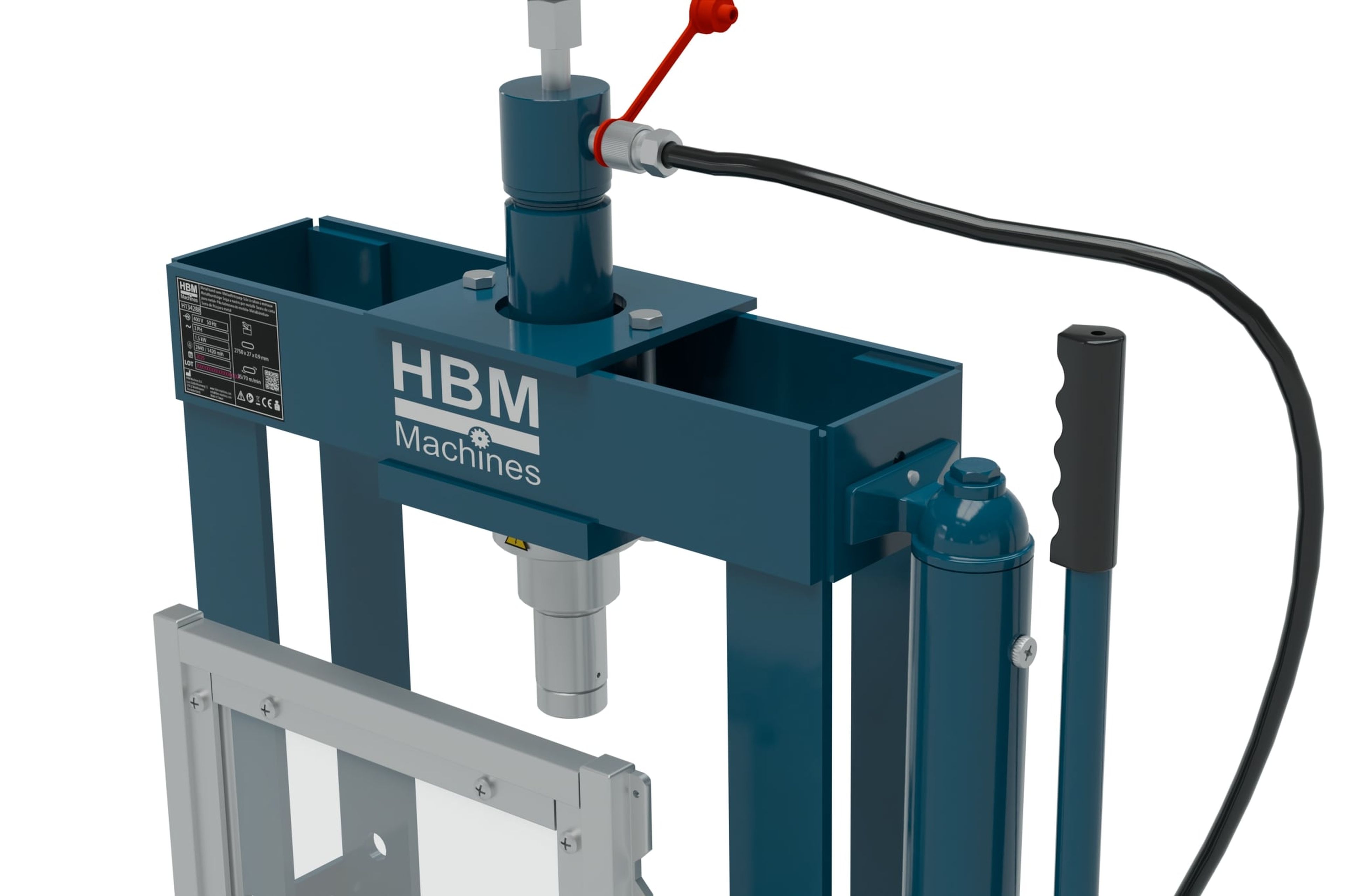 HBM 10 Tonnes Presse hydraulique d'atelier, presse à cadre Image 5