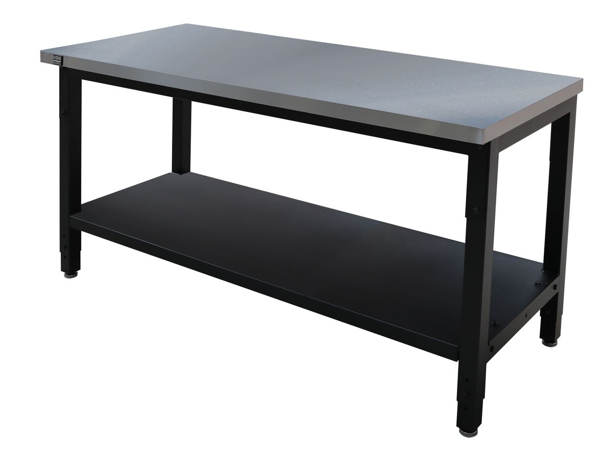 Banco de trabajo HBM de acero inoxidable 152 cm
