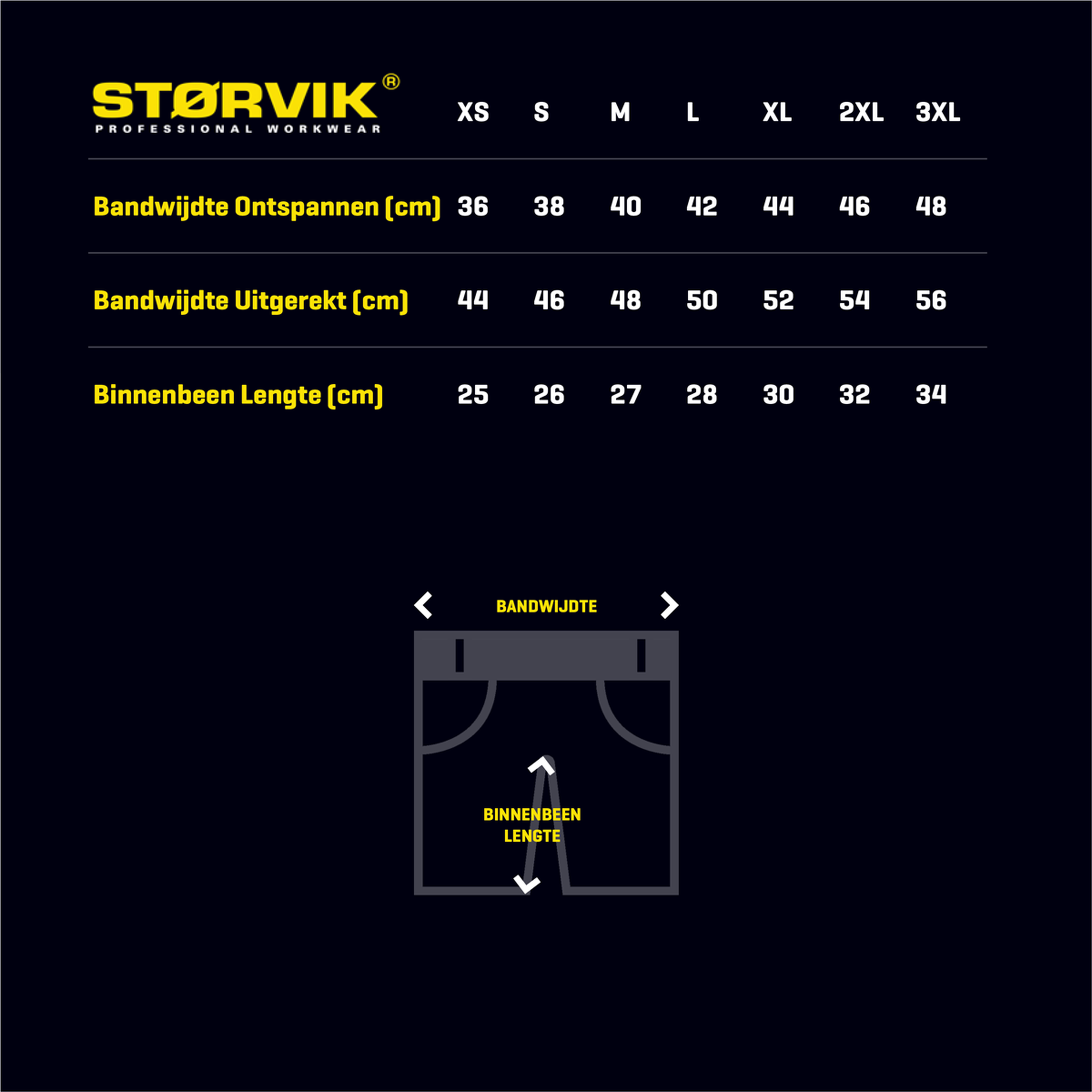 Storvik Job Kurze Arbeitshose Schwarz XXL Image 6