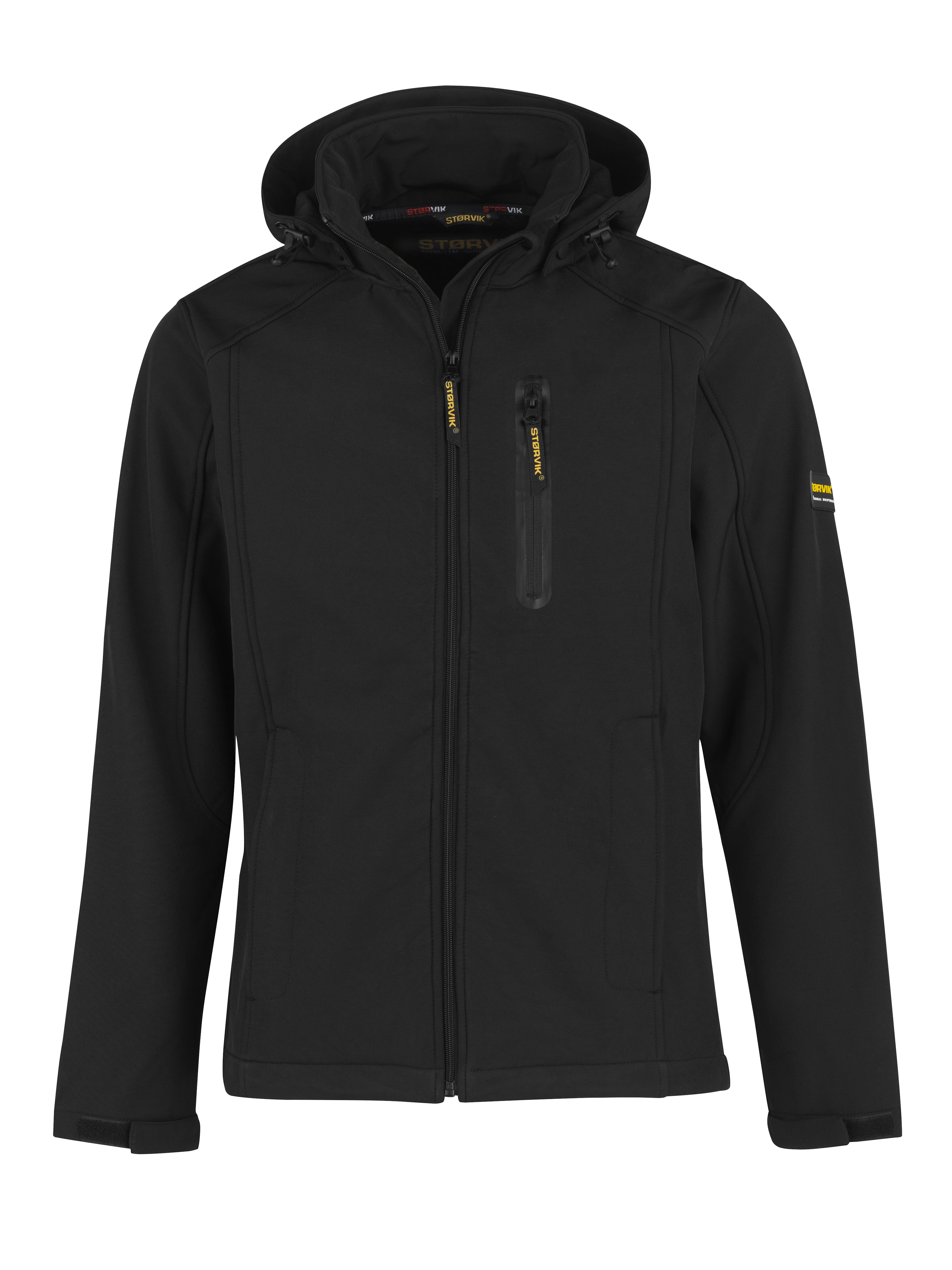 Storvik Napier softshell werkjas zwart