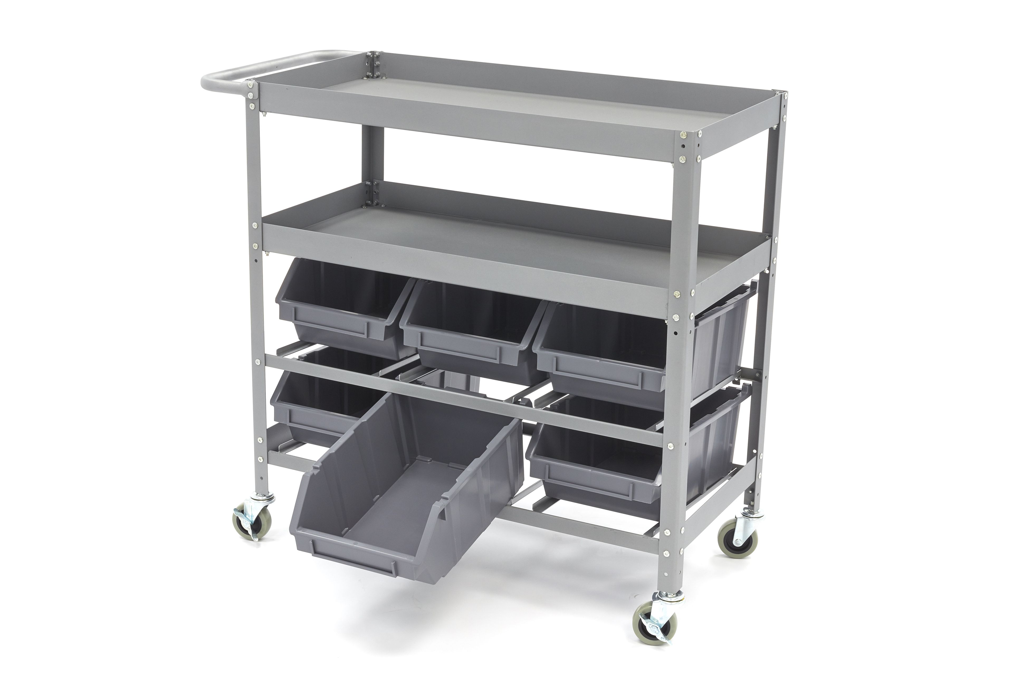 HBM Universele Gereedschapswagen Met 6 Opbergbakken Image 3