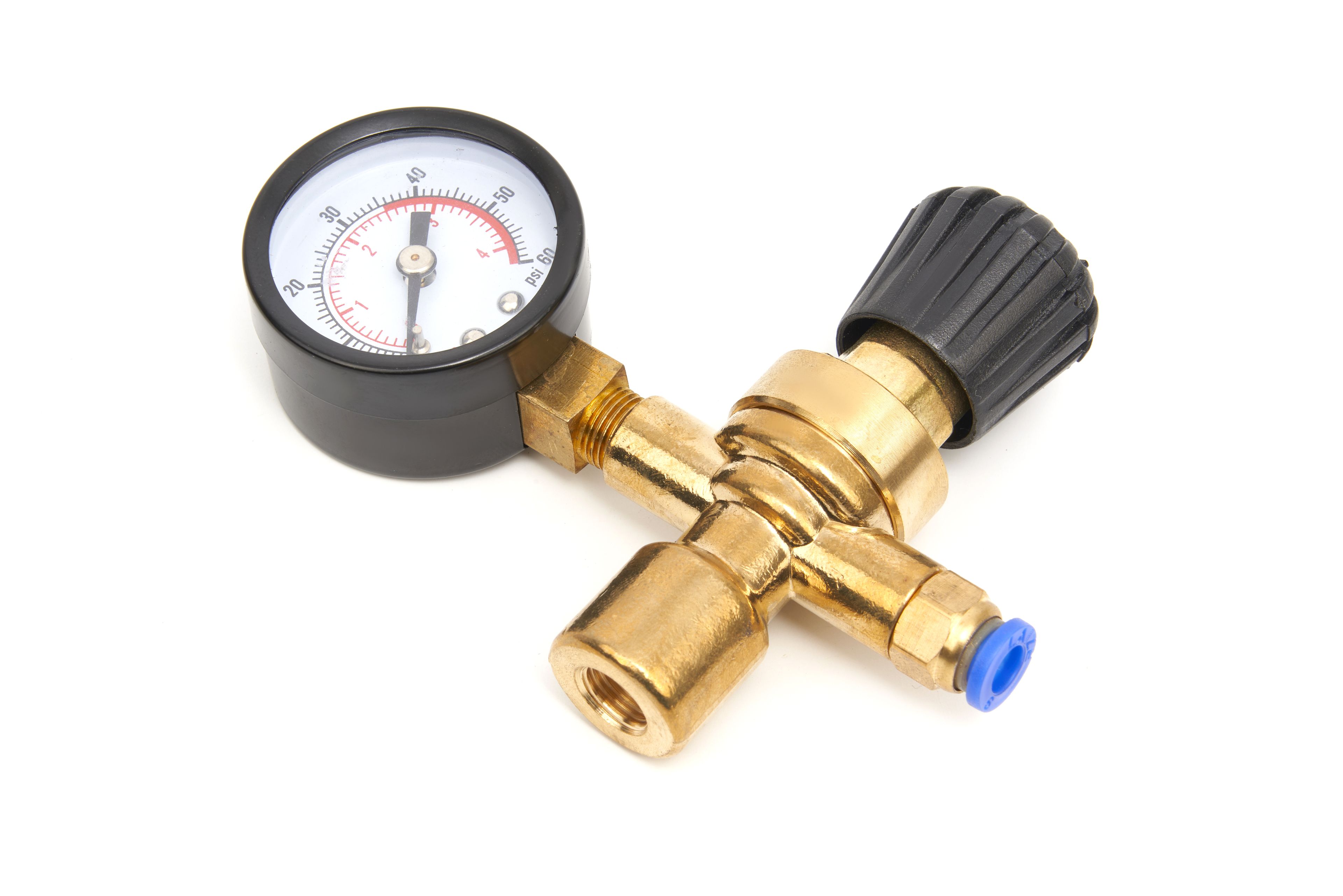 HBM Druckminderer mit Manometer für MIG-MAG Einwegflasche