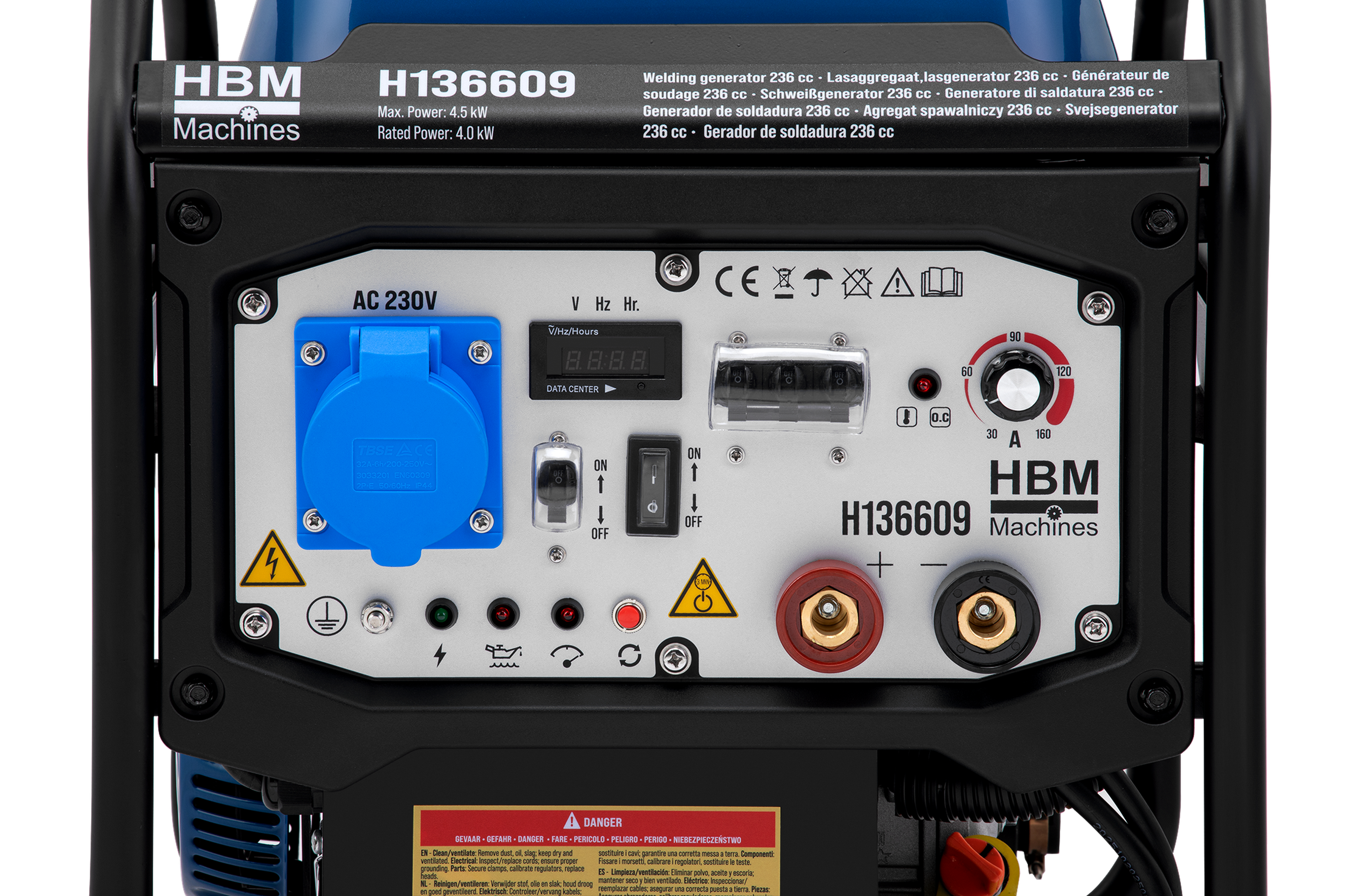 HBM lasaggregaat 4000 W, 230 V, benzine Image 7