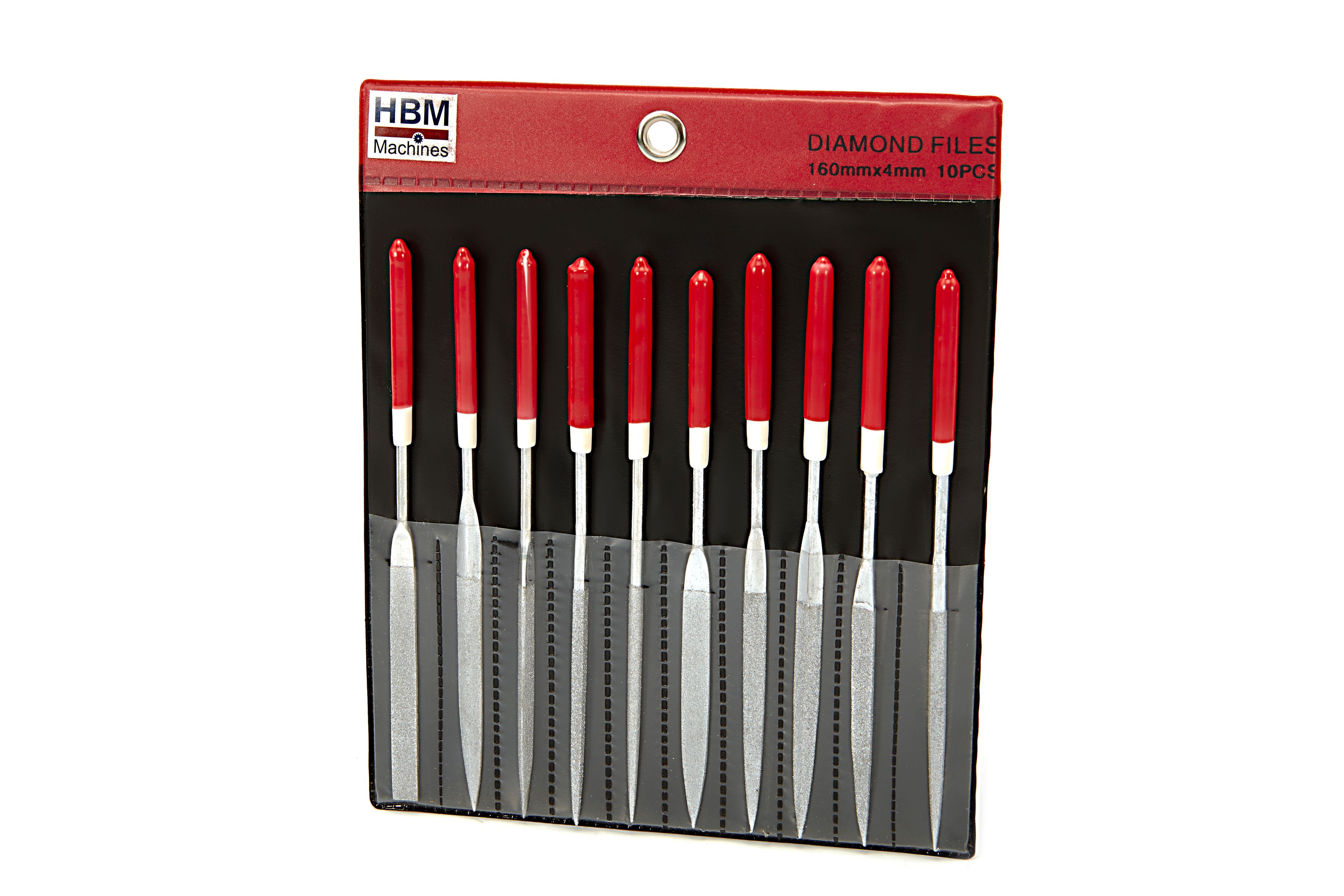 HBM 10 Delige 4 x 160 mm Diamant Vijlenset Image 2