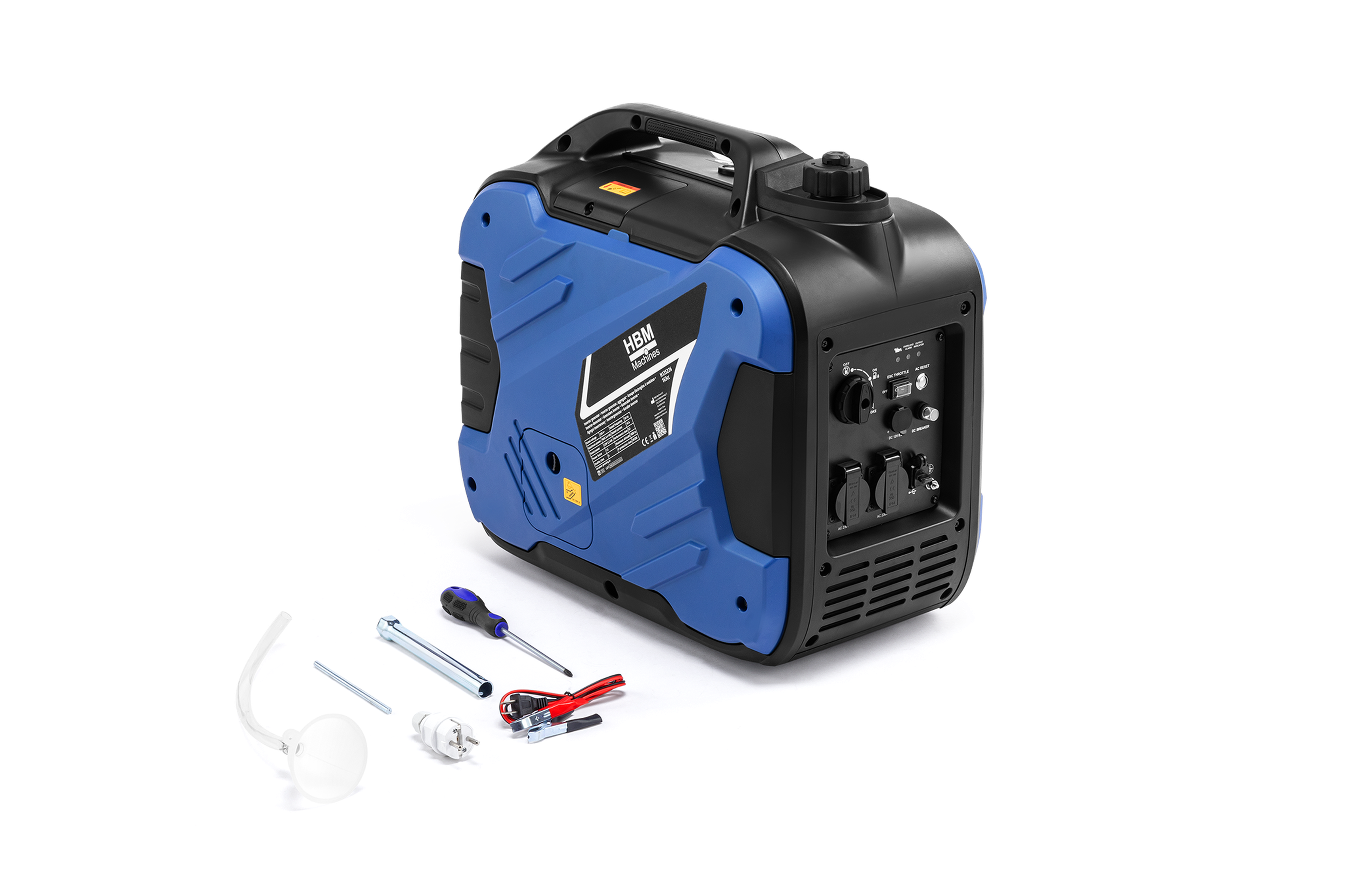 HBM générateur onduleur avec moteur à essence de 163 cm³ 230V 3400W Image 5