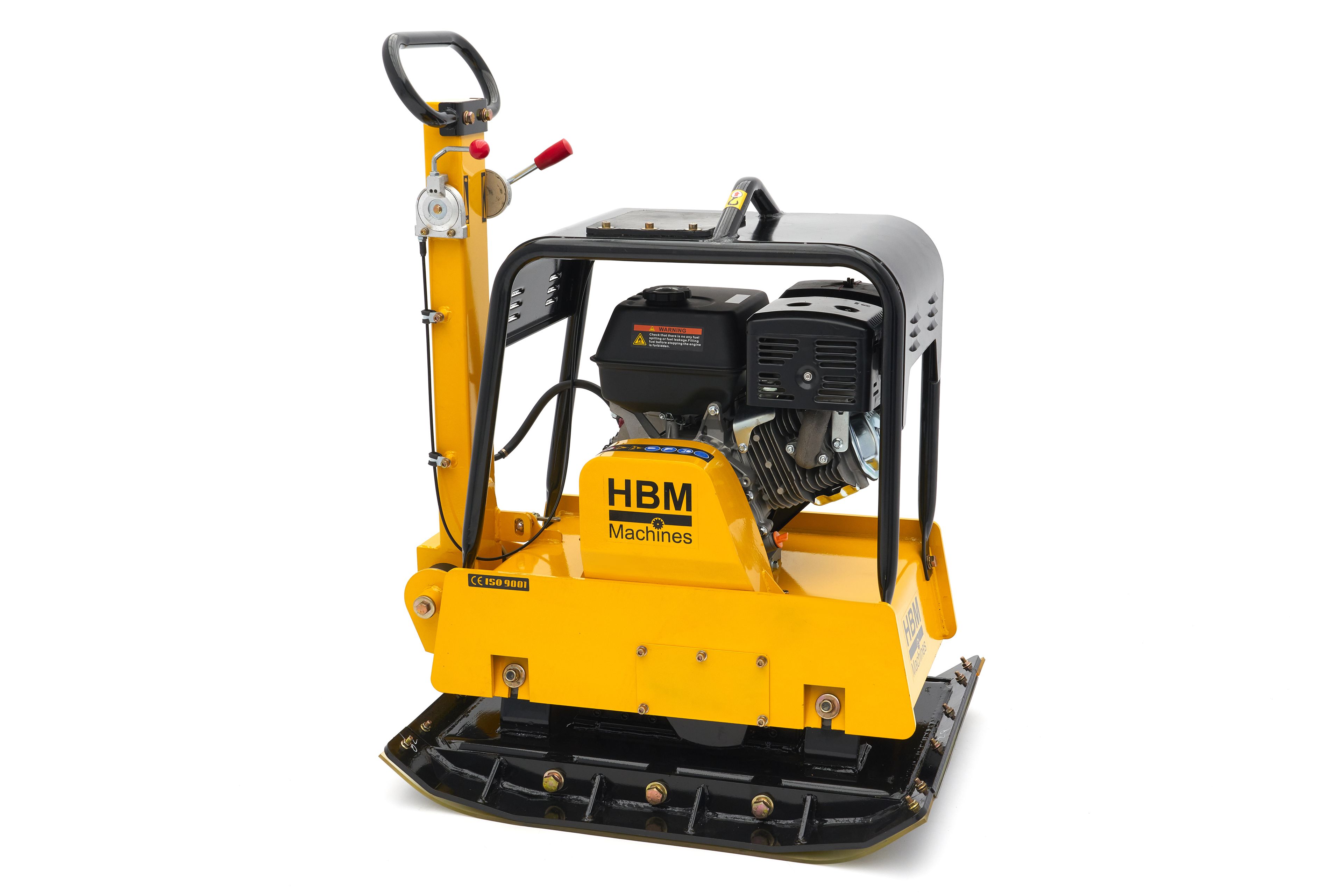 HBM Professional 13 HP - 38KN Plaque vibrante réversible 820 x 650 mm, y compris les roues et la plaque de protection de pavage Image 9