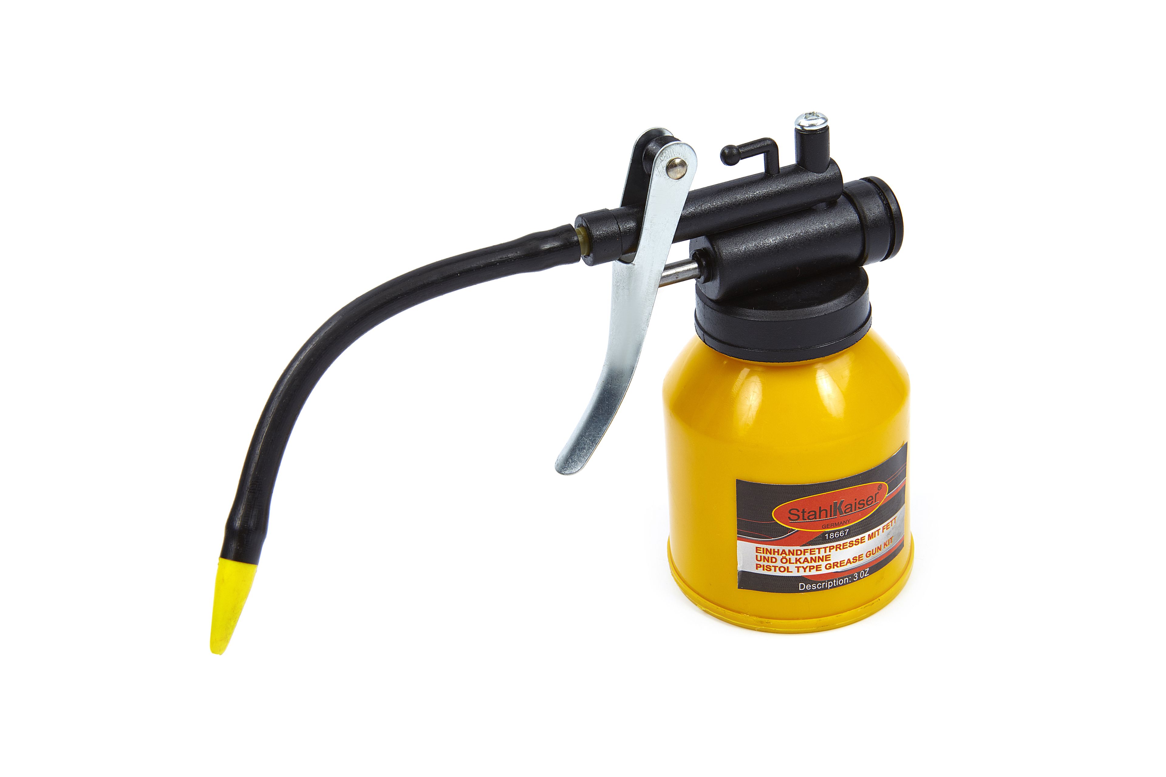 HBM Pistolet à graisse avec bidon d'huile 120cc Image 3