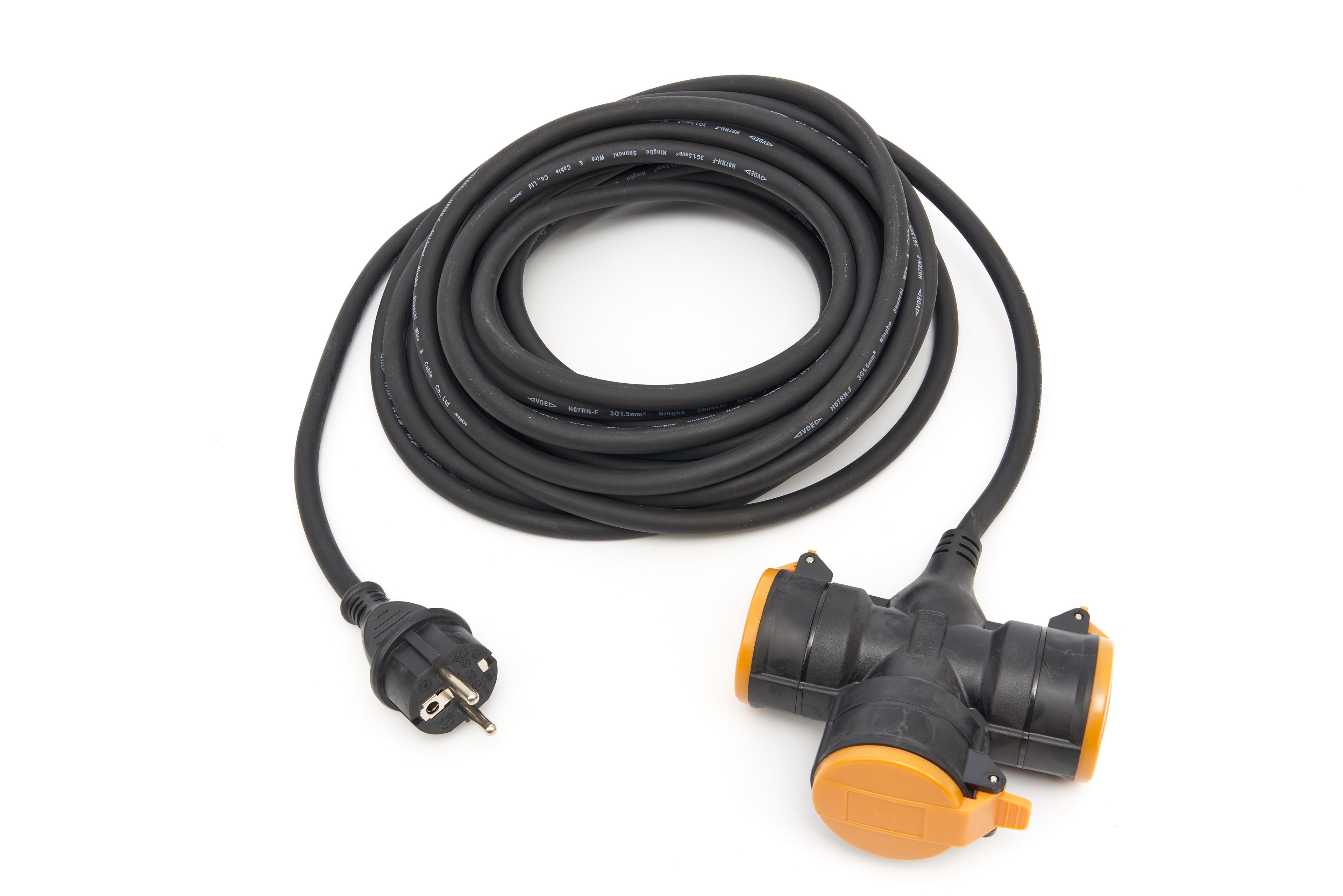 Relectric PRO alargador 10 m 3- vías 3x1,5mm